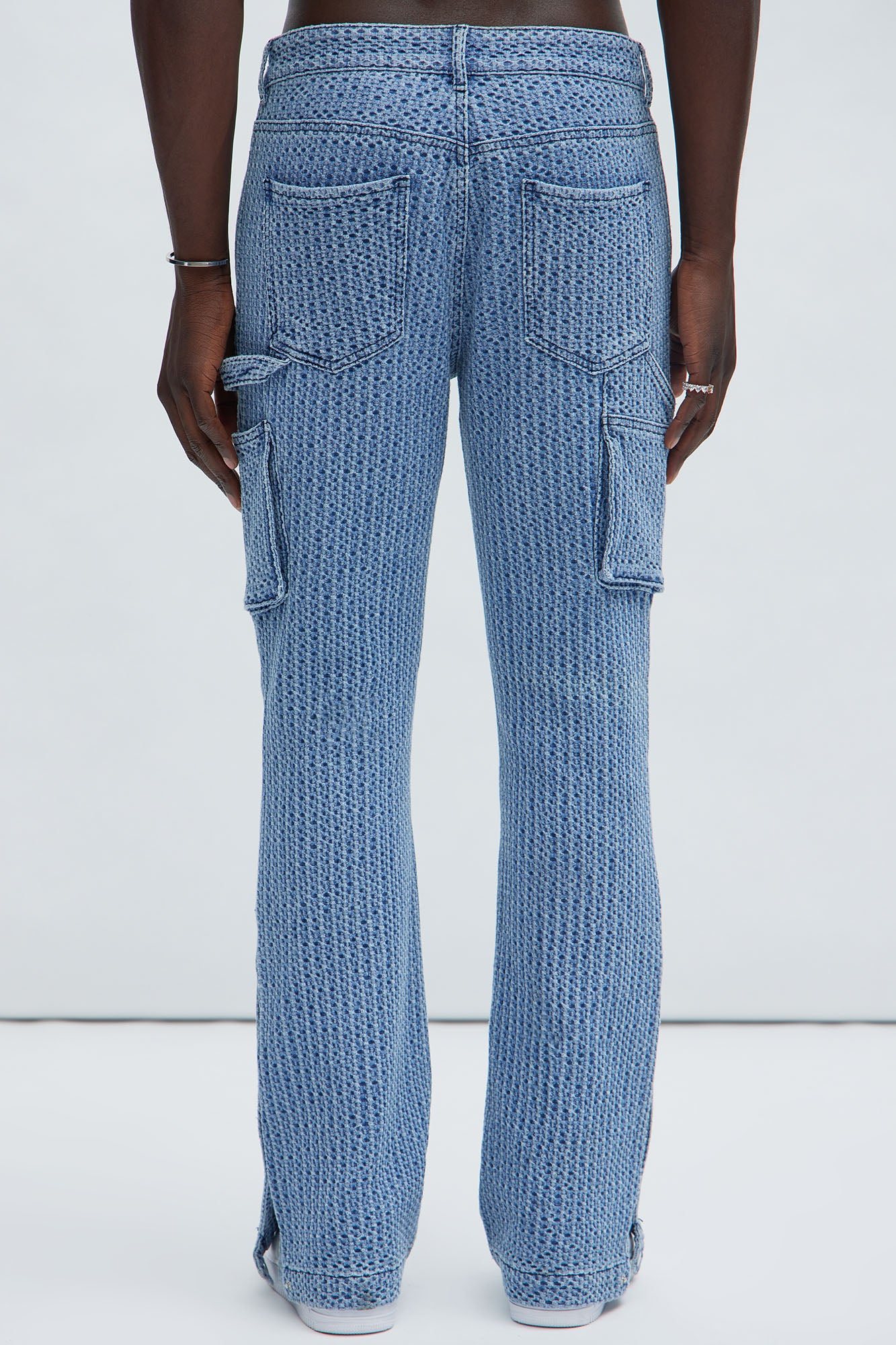Warsaw Carpenter Slim Flare Jeans - Light Blue - Image 6