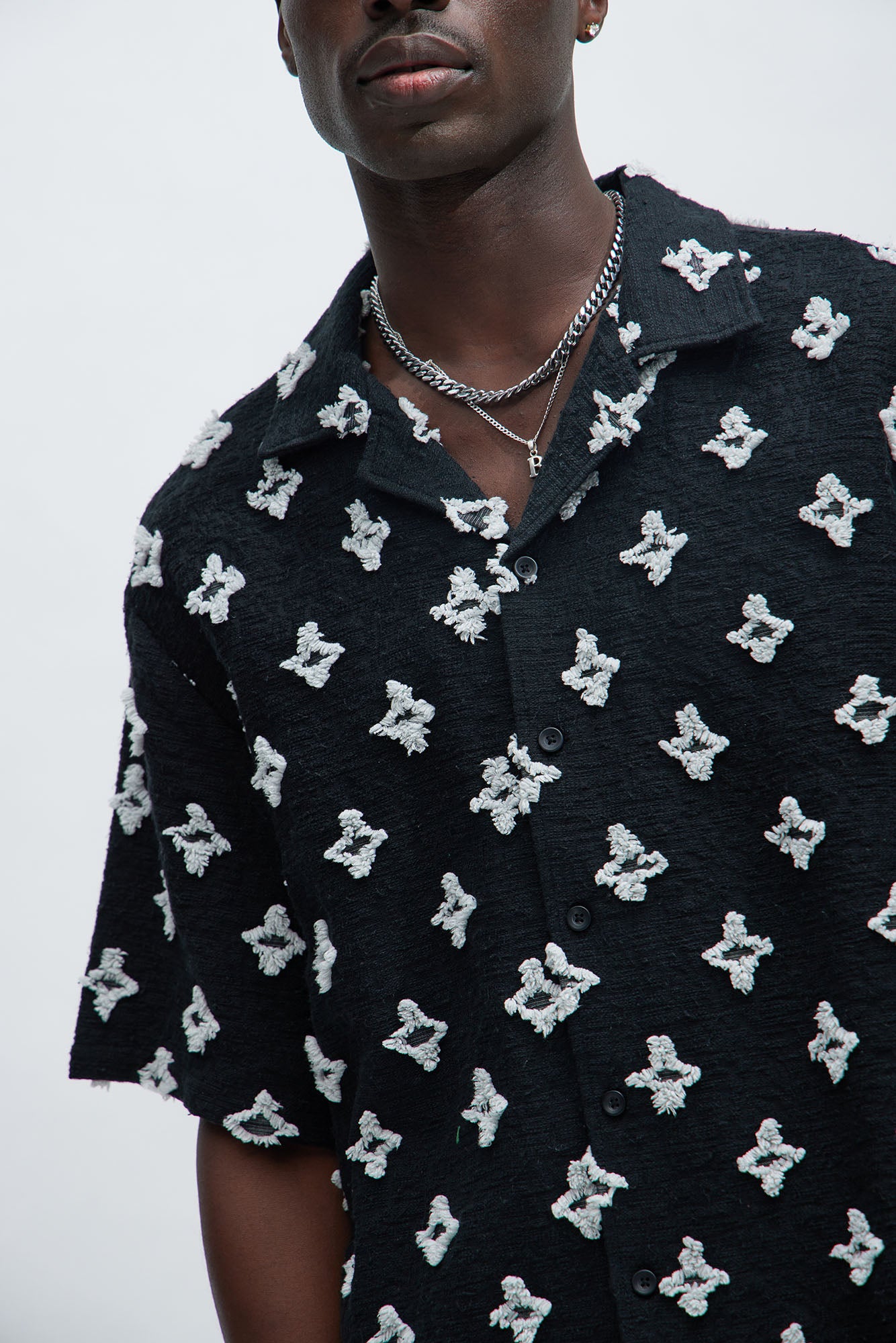 Cropped Starlet Shirt - Black - Image 3