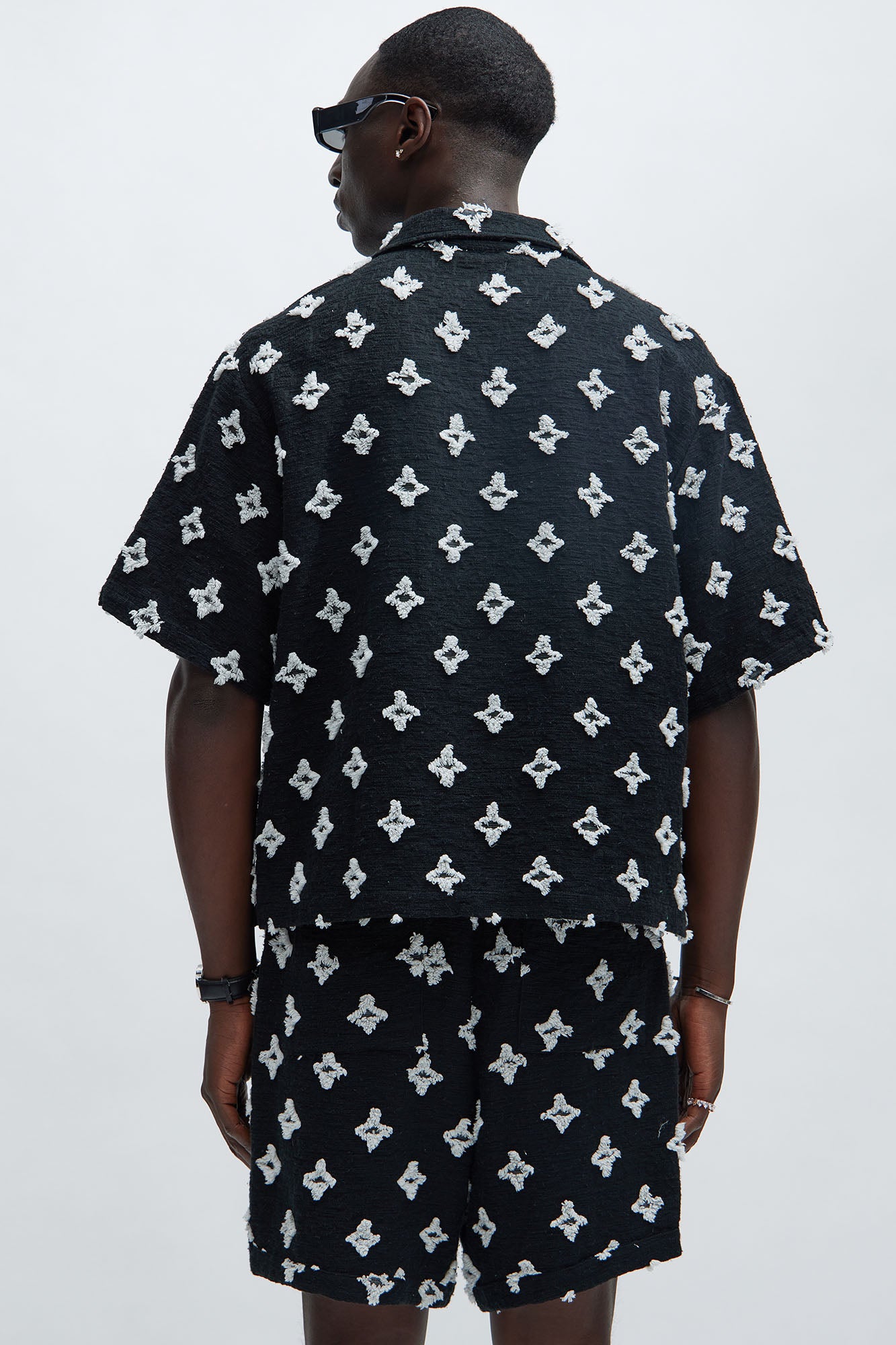 Cropped Starlet Shirt - Black - Image 4