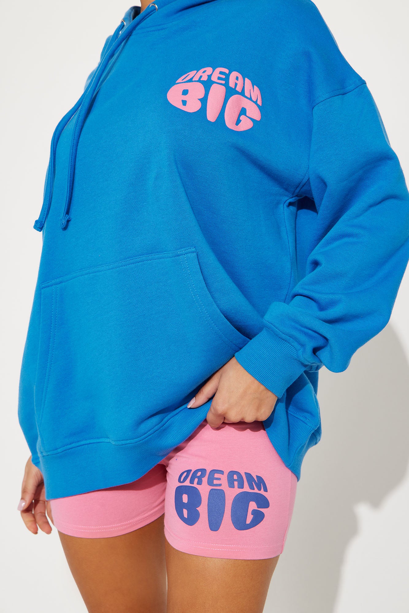 Dream Big Biker Short Set - Blue/combo - Image 3