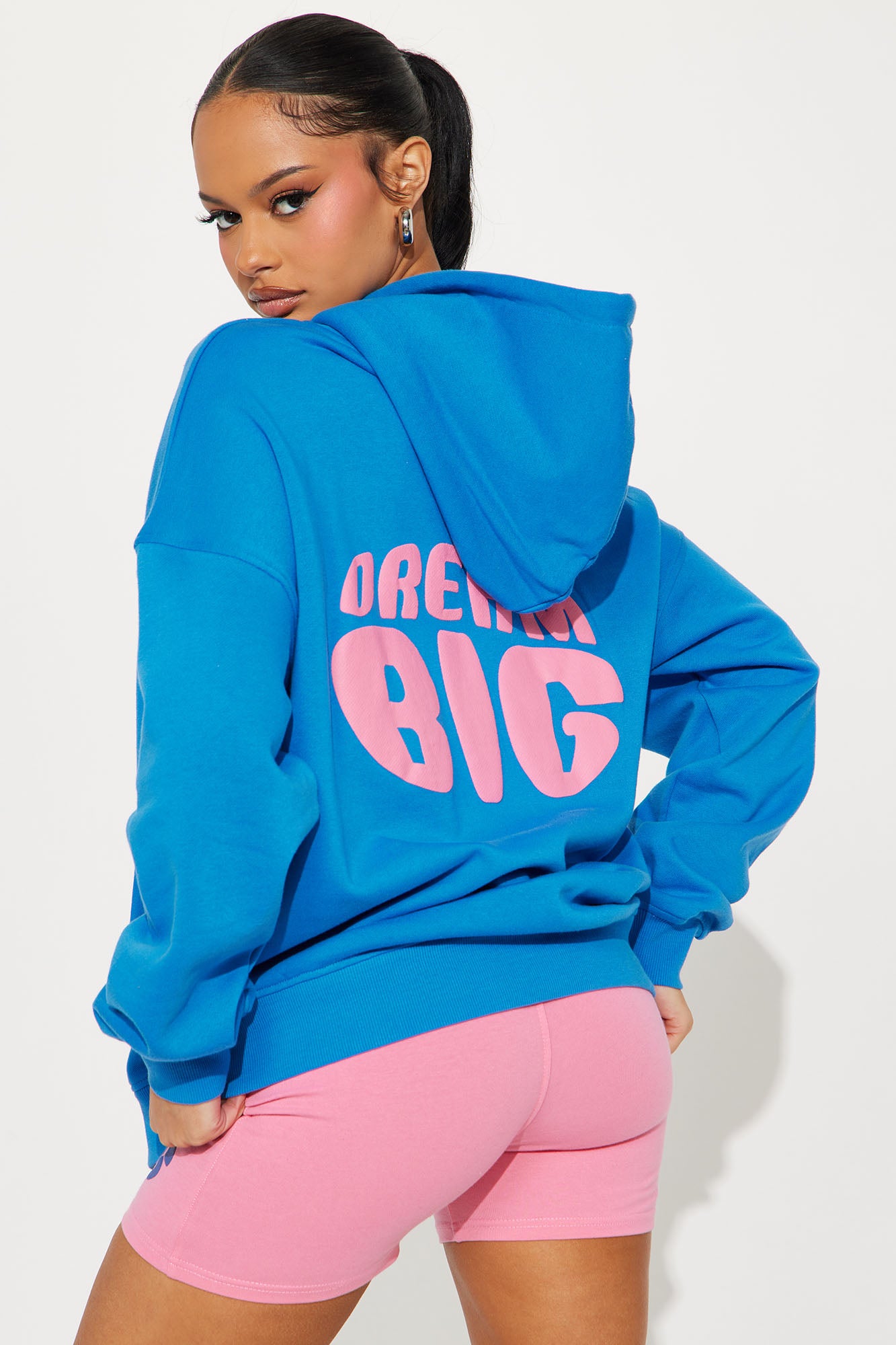 Dream Big Biker Short Set - Blue/combo - Image 4