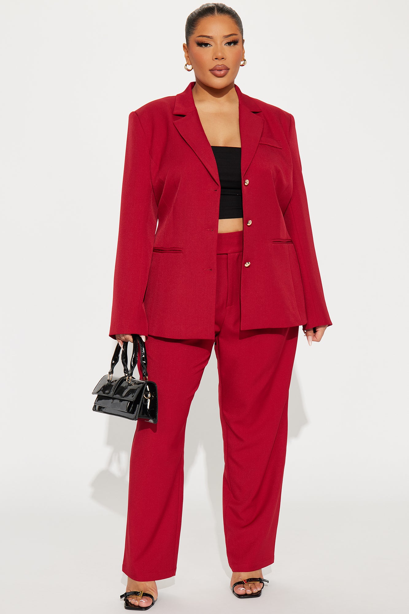 I Rest My Case Blazer Set - Red - Image 6