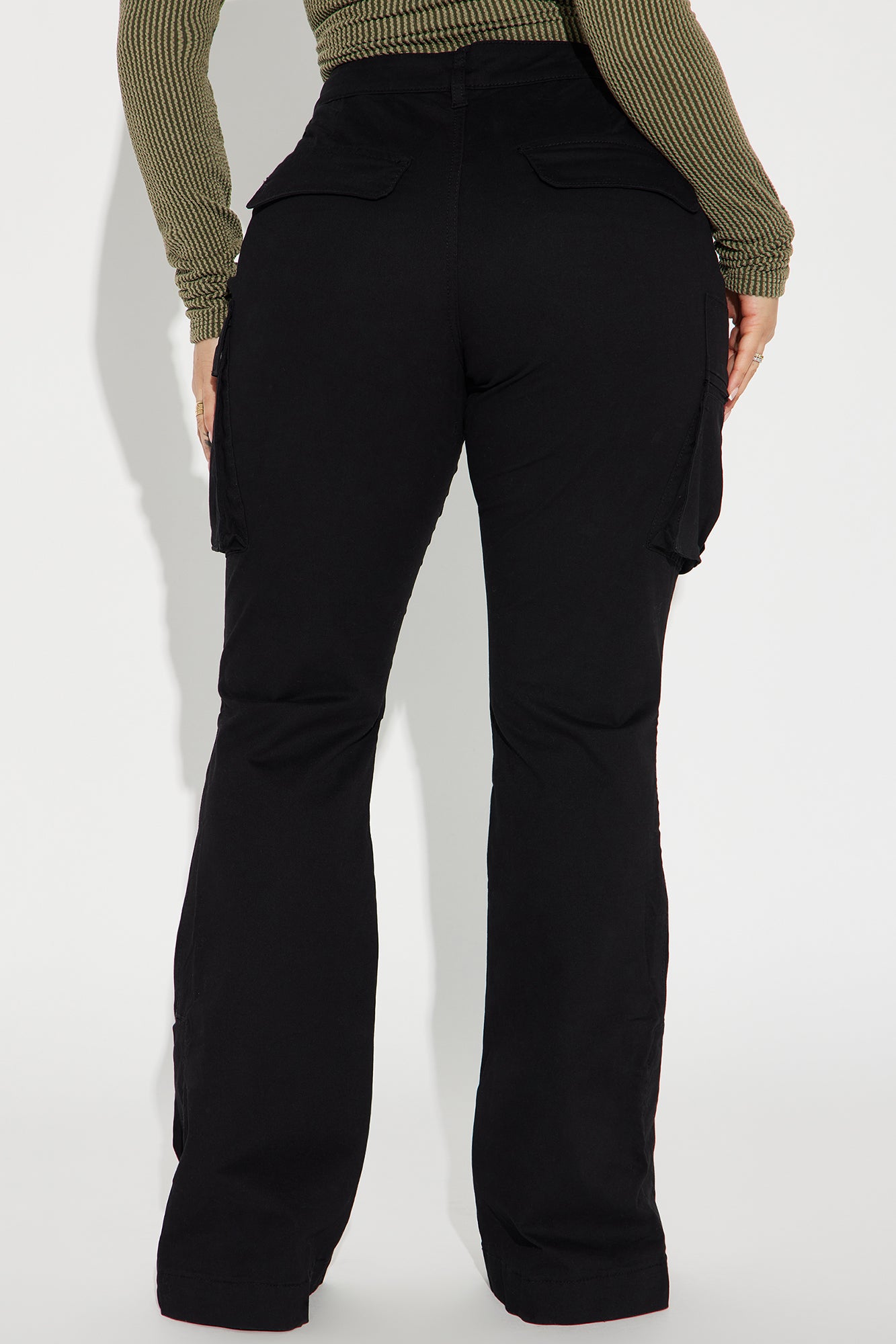 She's a Keeper Cargo Pant - Black - Image 4