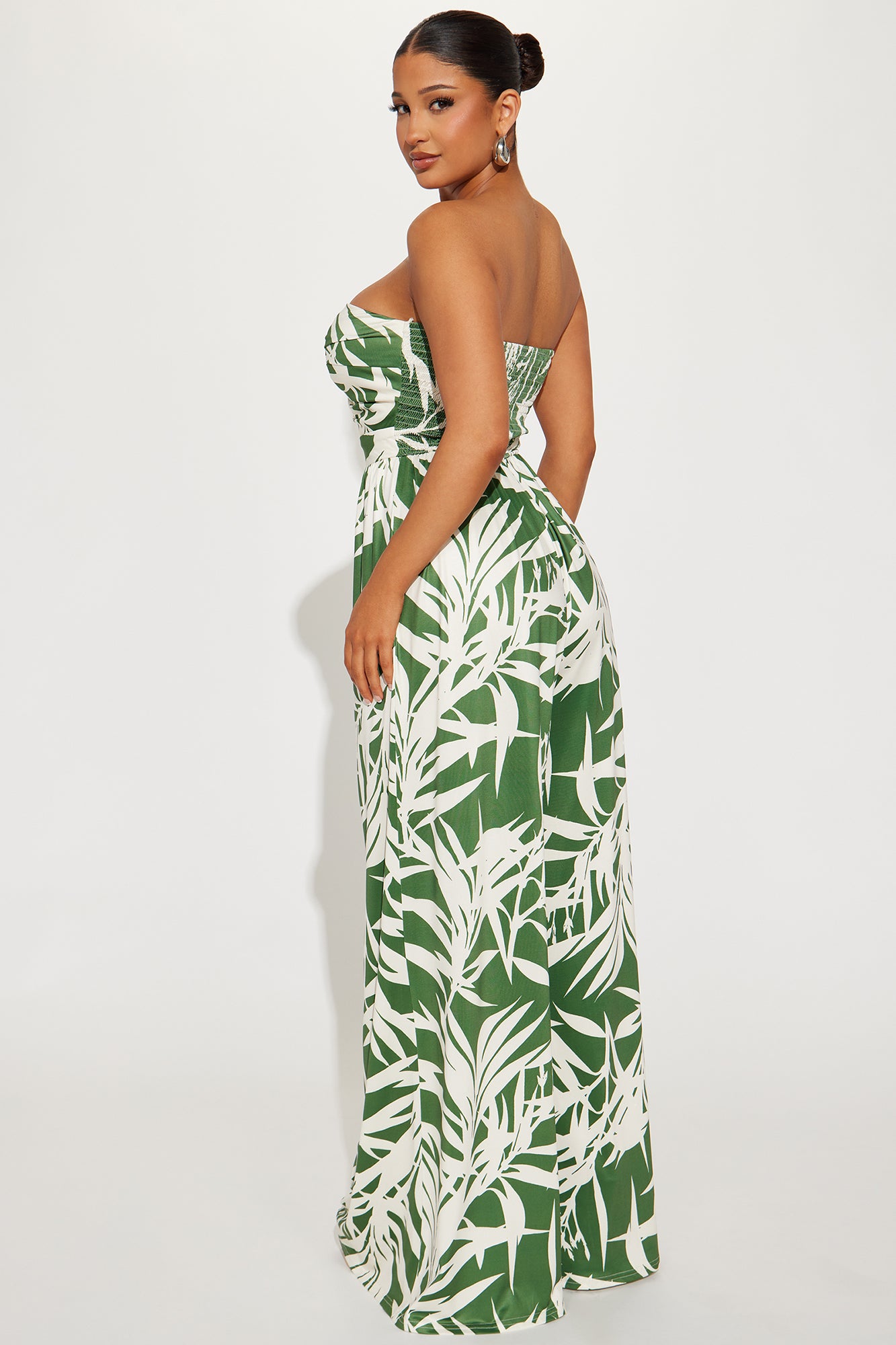 Weekend Resort Jumpsuit - Olive/combo - Image 3