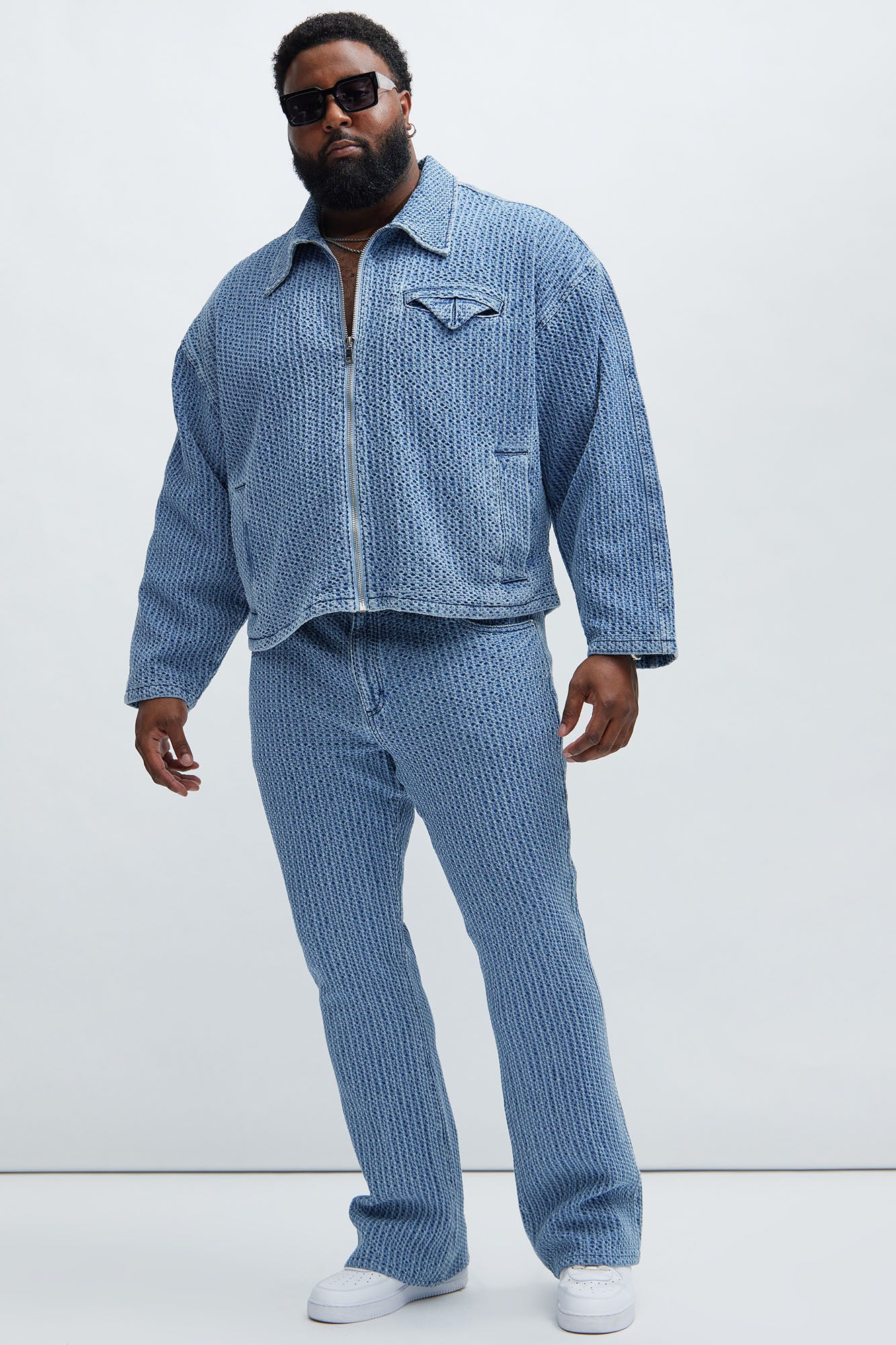 Warsaw Stacked Slim Flare Jeans - Light Blue - Image 6