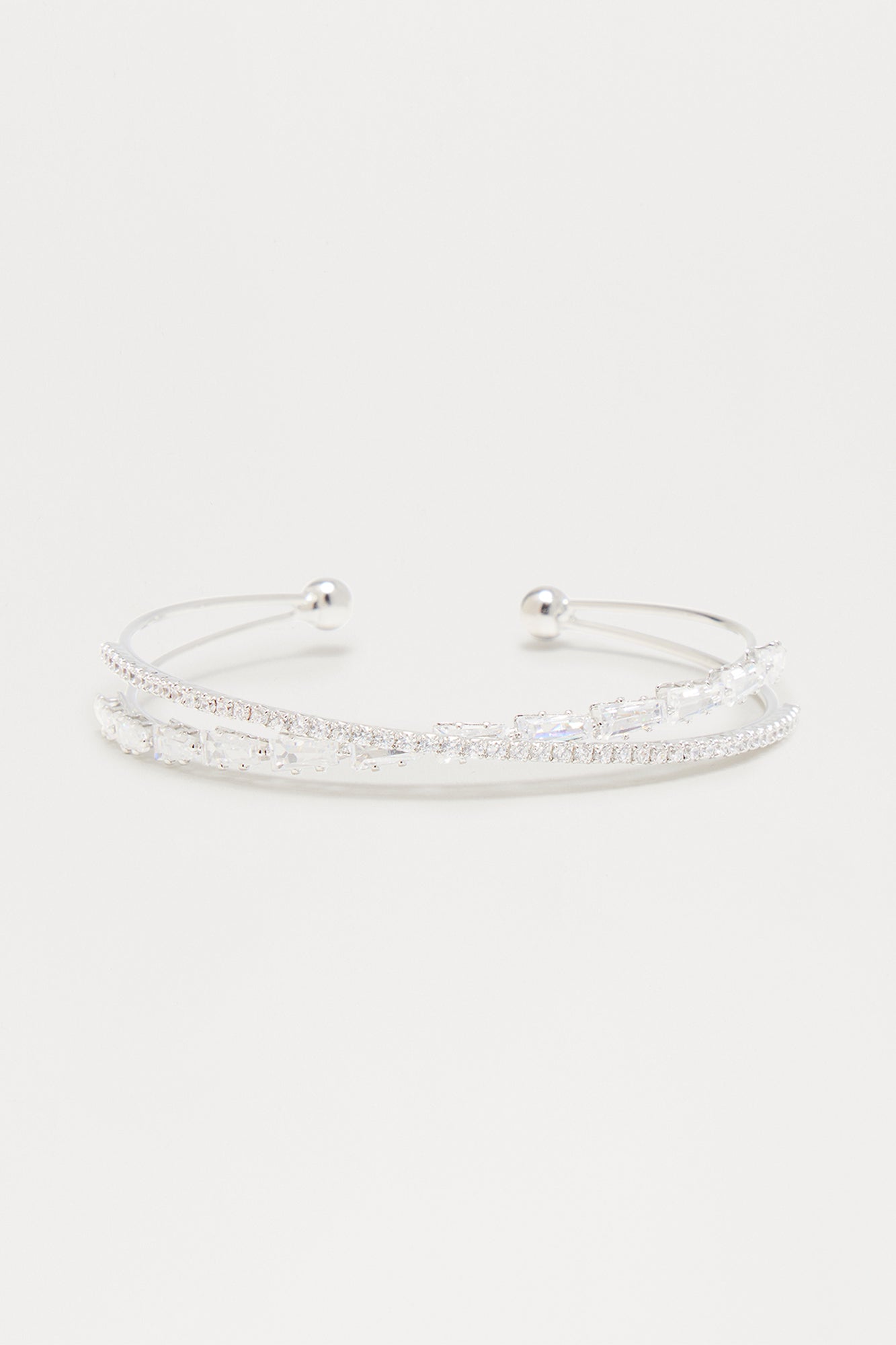 Blush Cubic Zirconia Bracelet - Silver - Image 3