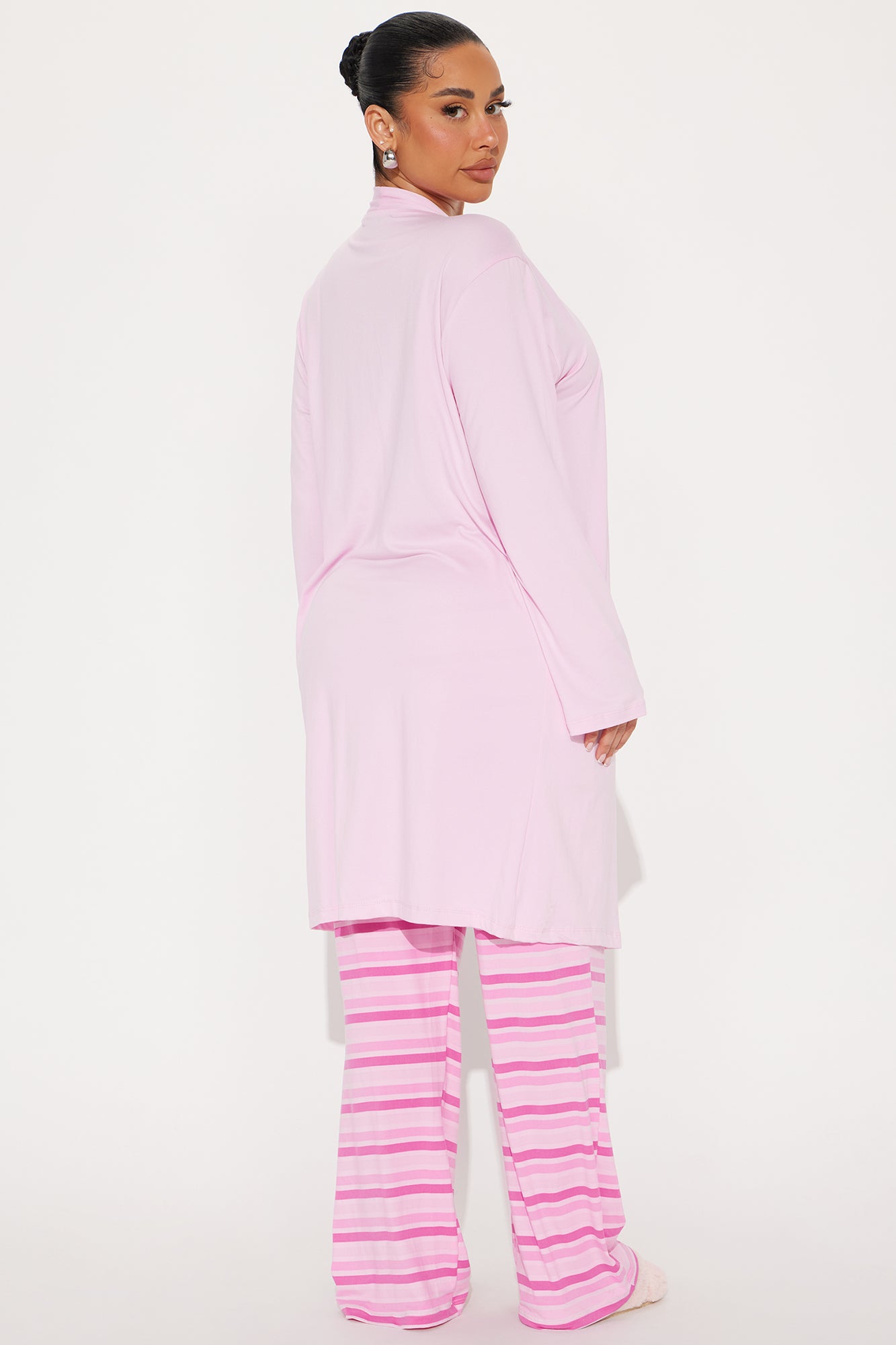 Always Sleeping PJ Robe Set - Pink/combo - Image 4