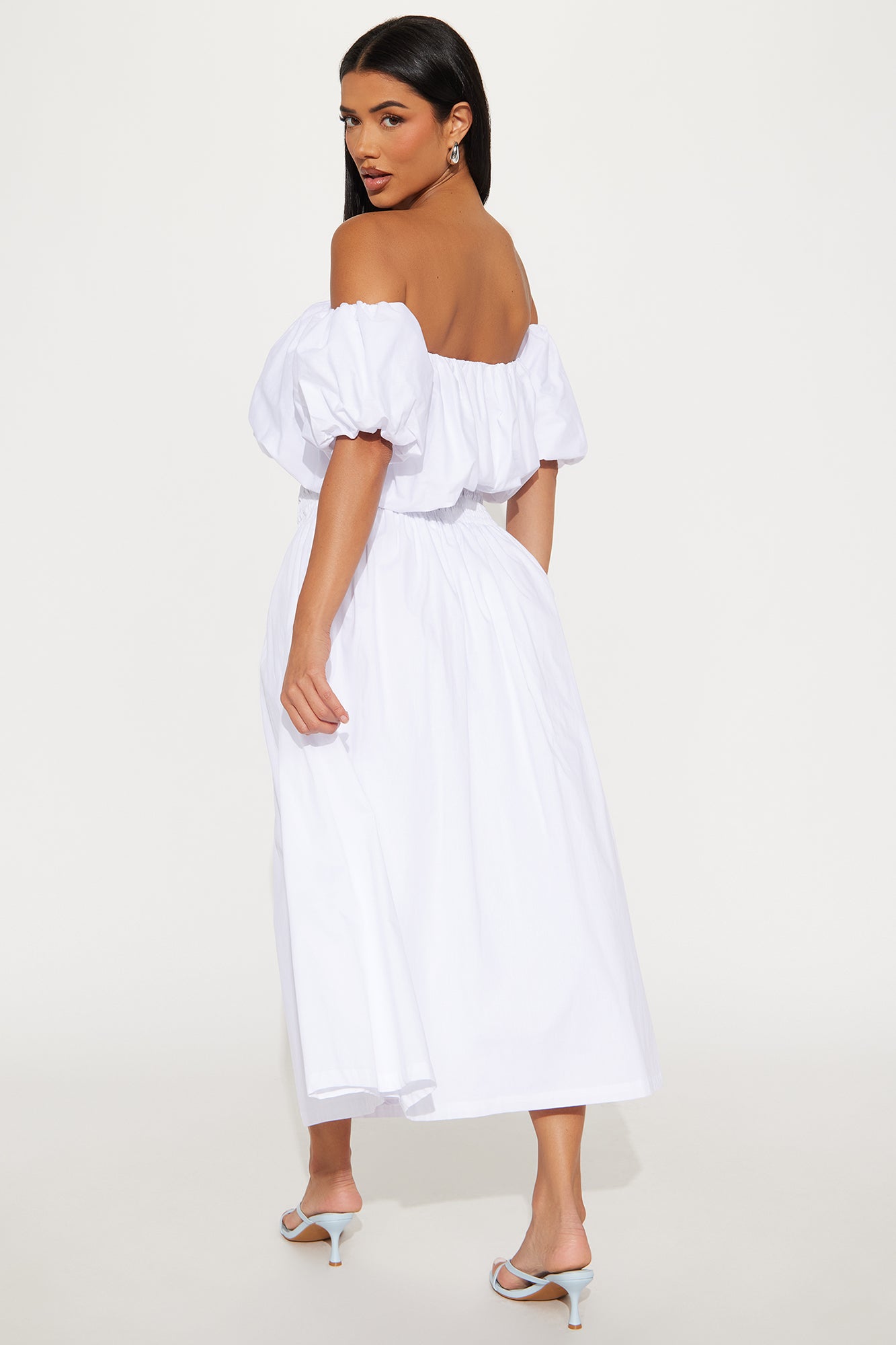 Wandering Daydreams Midi Skirt Set - White - Image 3