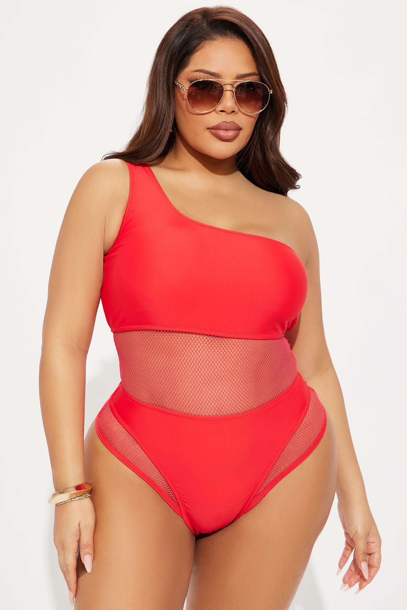 Last Minute Getaway One Piece Swimsuit - Red - Image 4