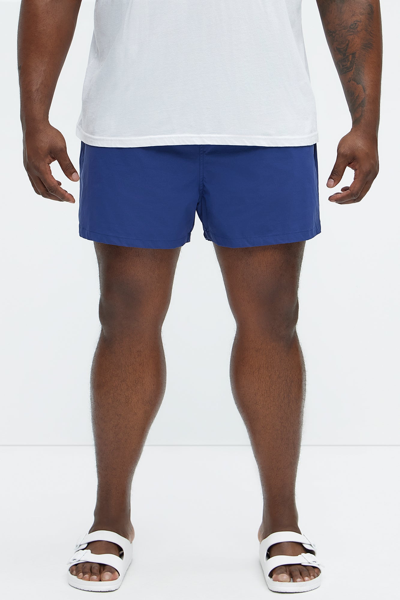 Montez Stretch Swim Trunk Short - Navy - Image 5