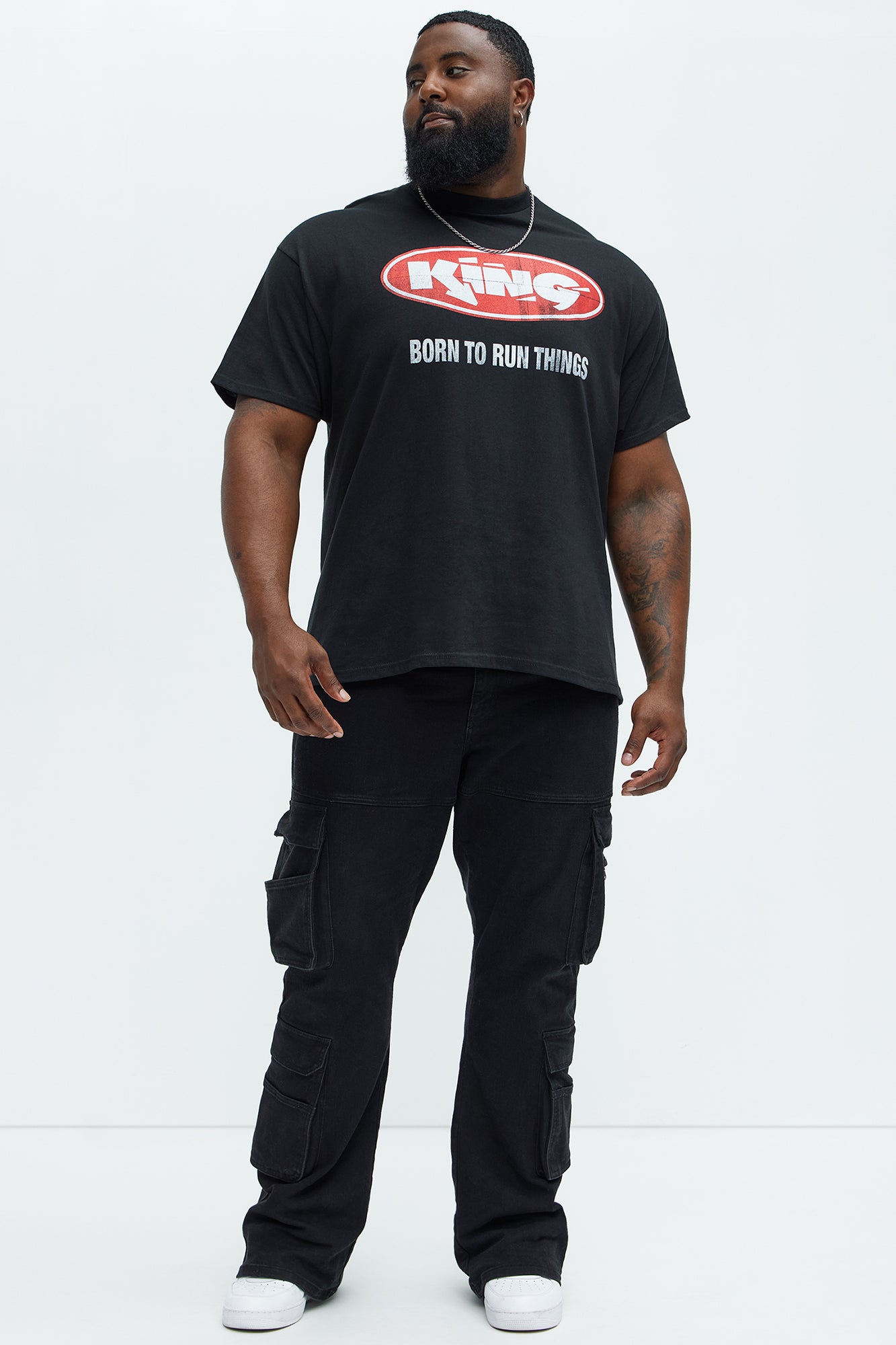 Born To Run Things Short Sleeve Tee - Black - Image 5