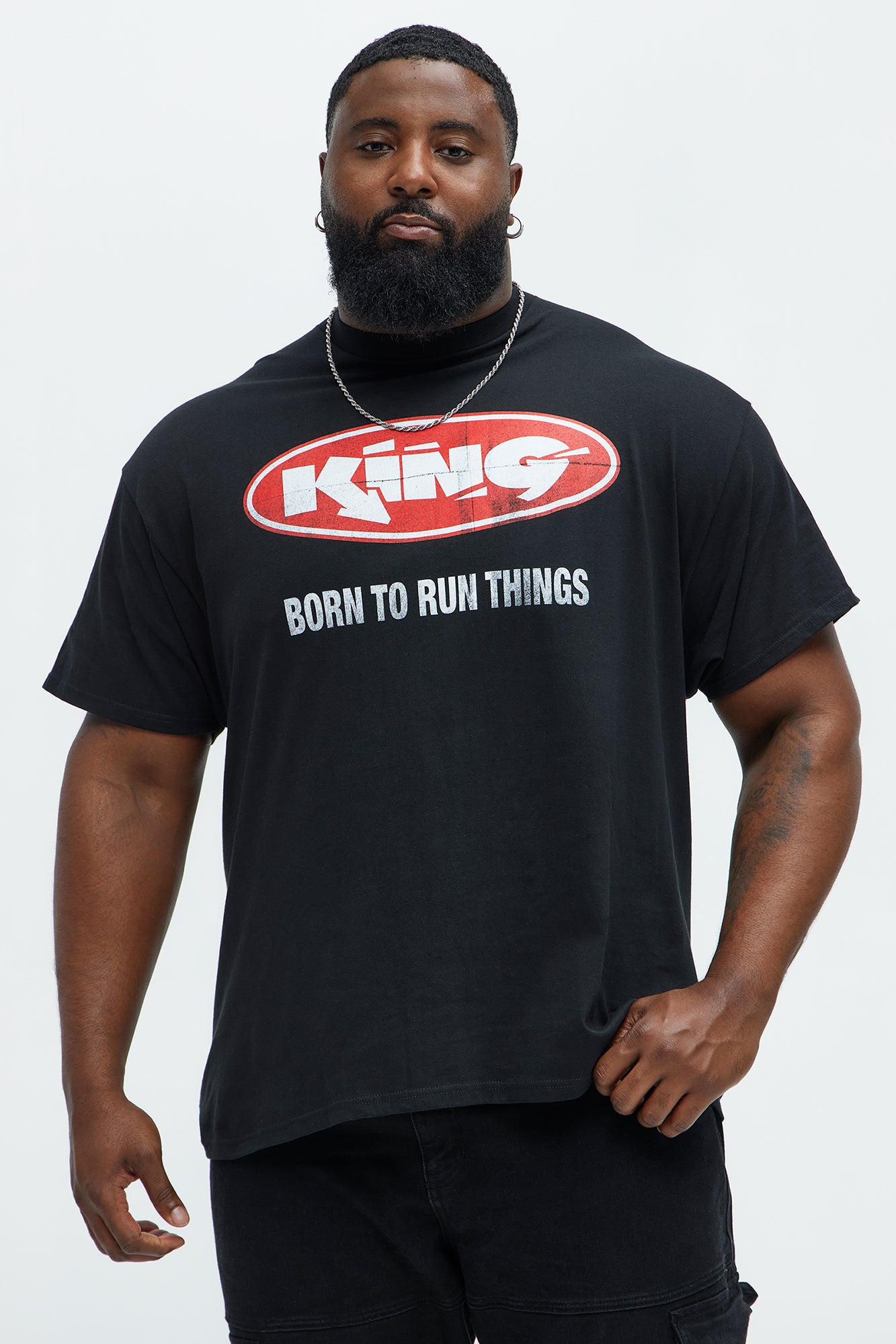Born To Run Things Short Sleeve Tee - Black - Image 4