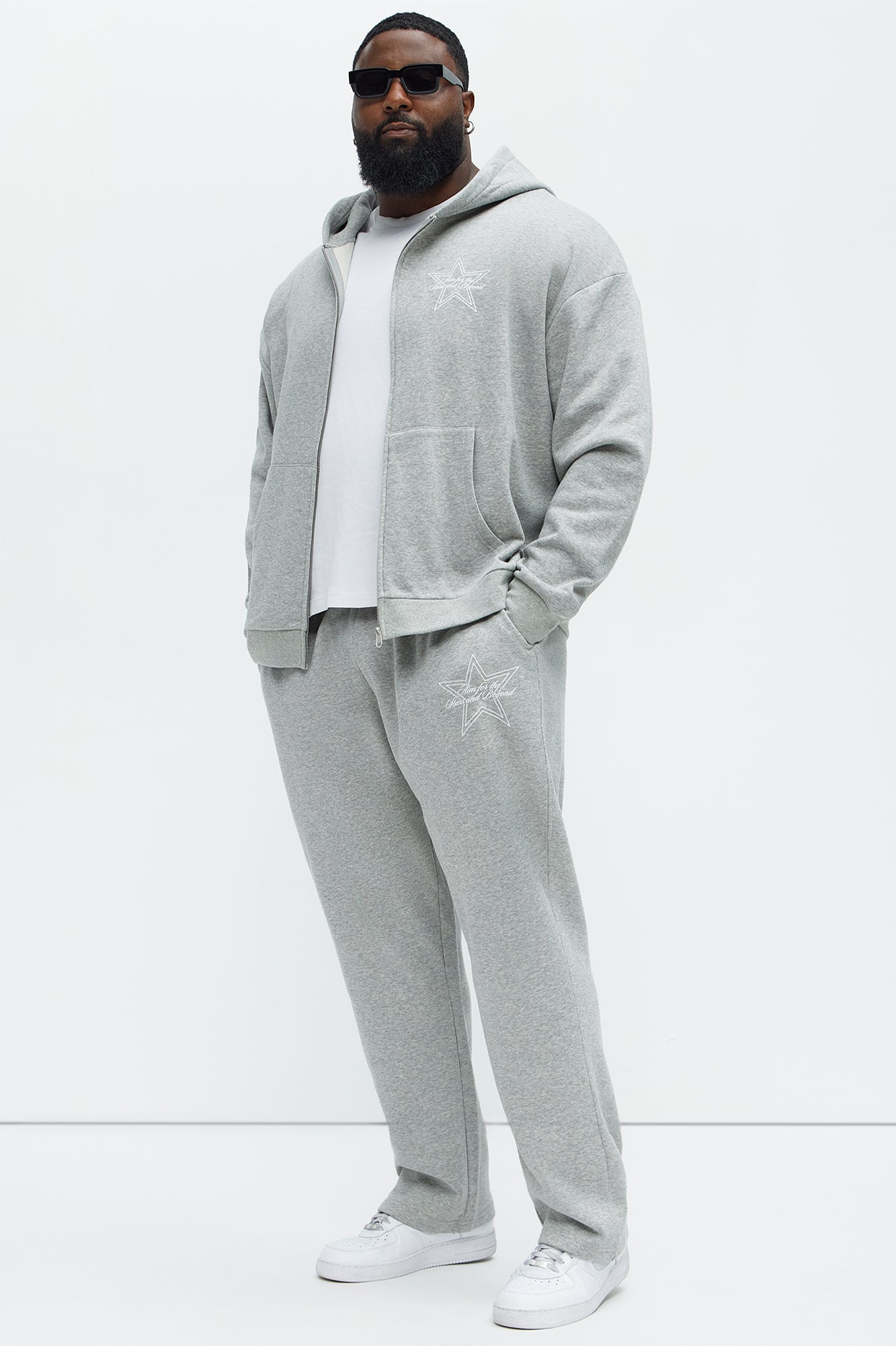 Aim For The Stars Sweatpants - Grey - Image 6