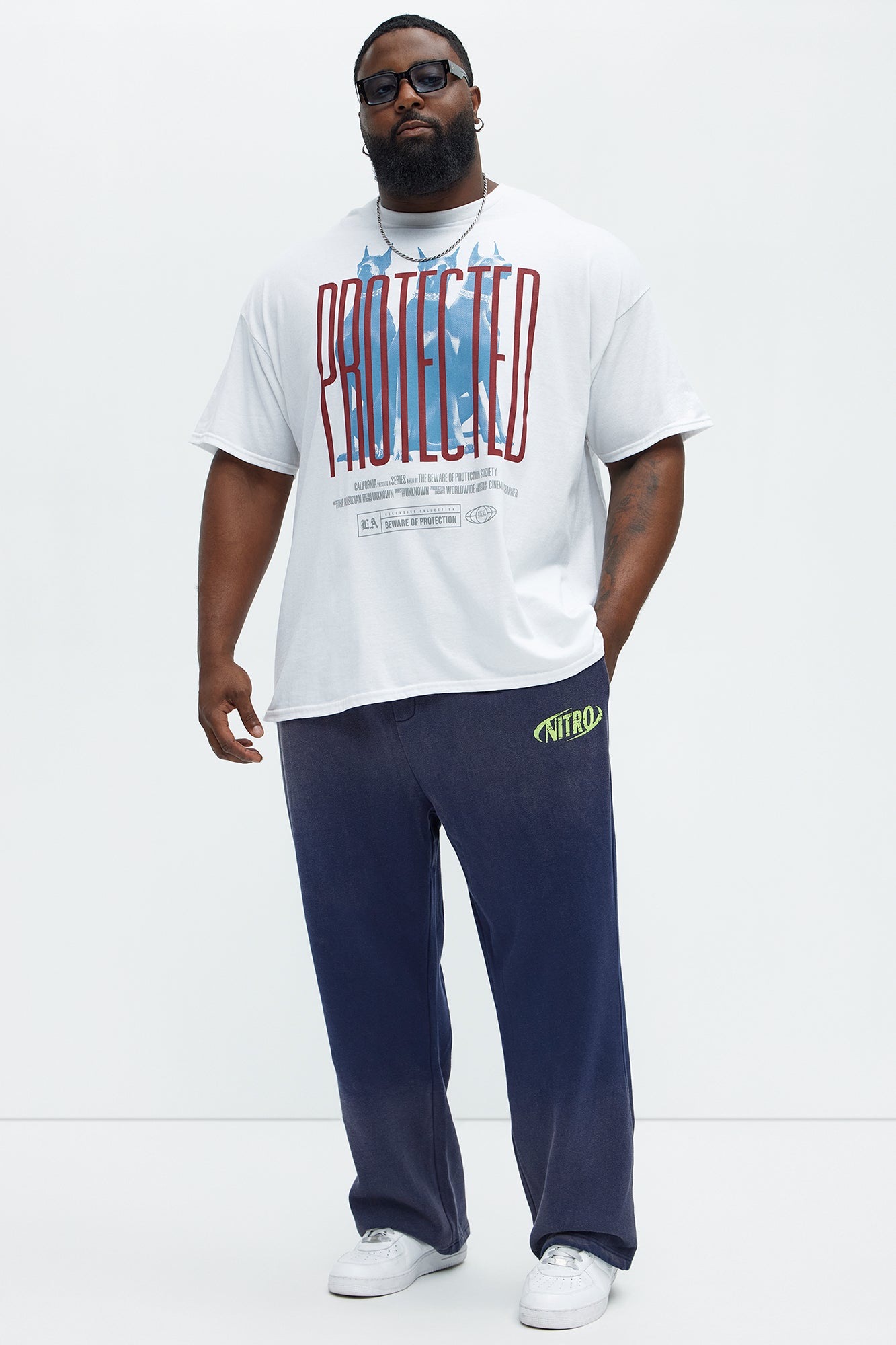 Tyson Nitro Straight Sweatpants - Navy - Image 7