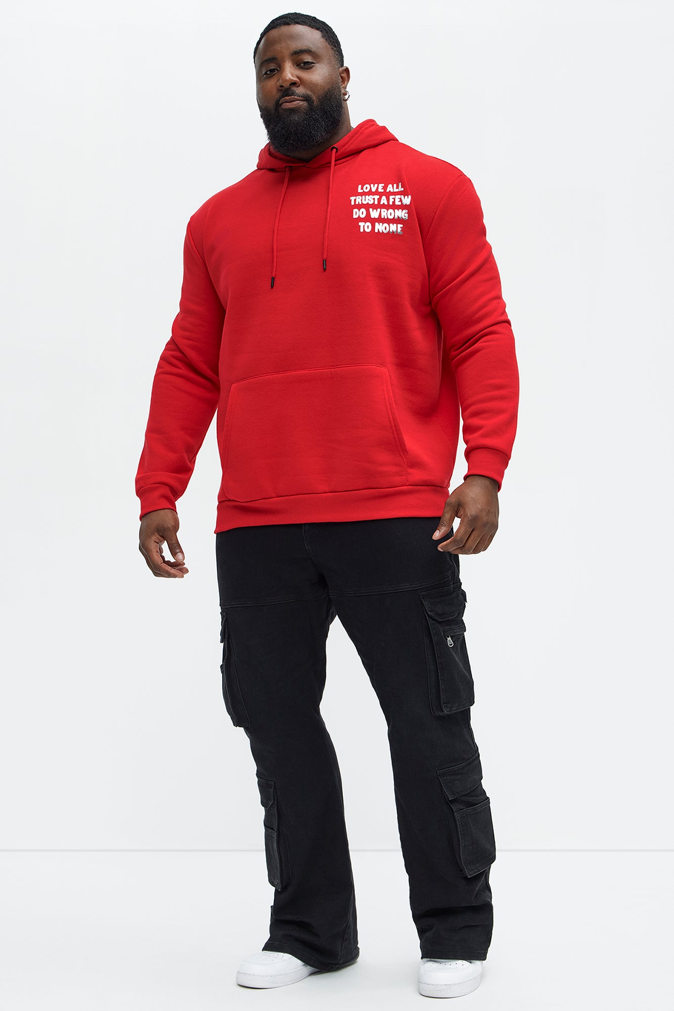 Stand Tall Hoodie - Red - Image 4