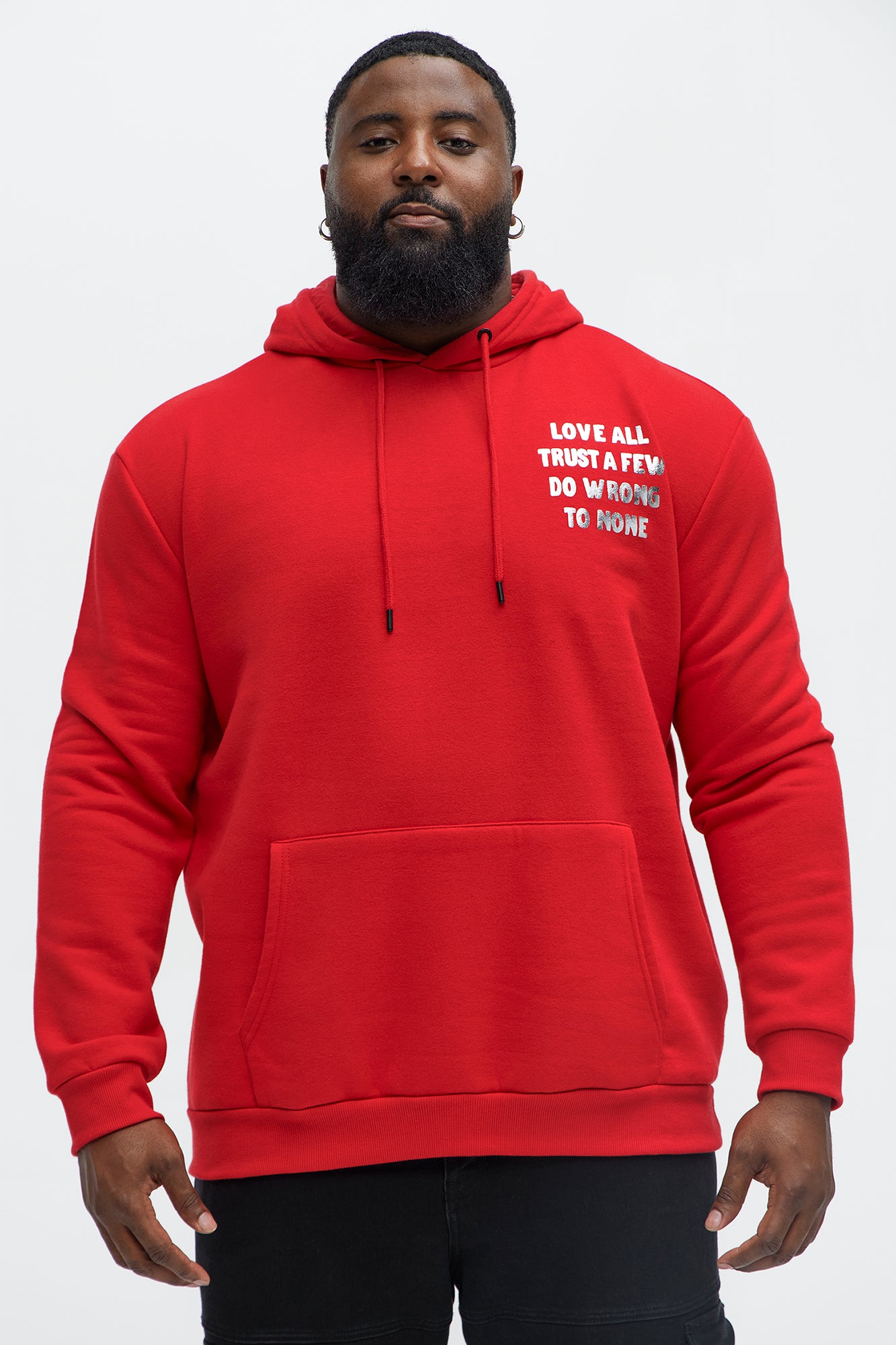 Stand Tall Hoodie - Red - Image 5