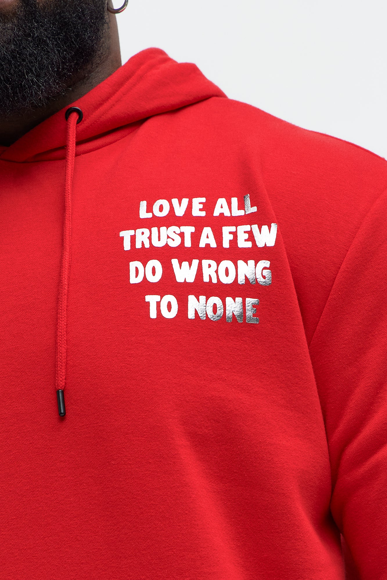 Stand Tall Hoodie - Red - Image 6
