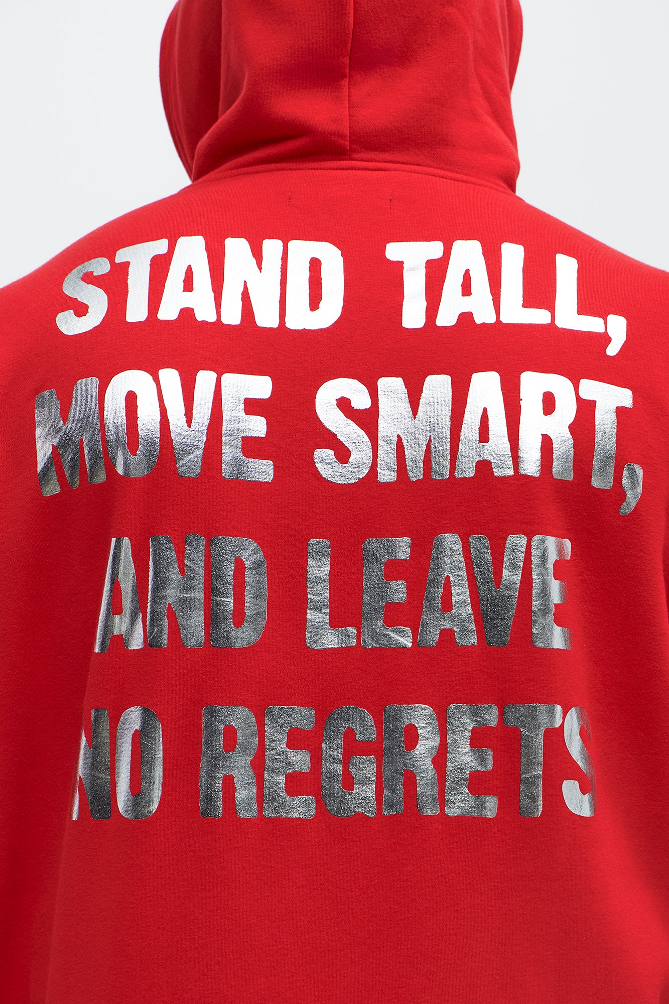 Stand Tall Hoodie - Red - Image 3
