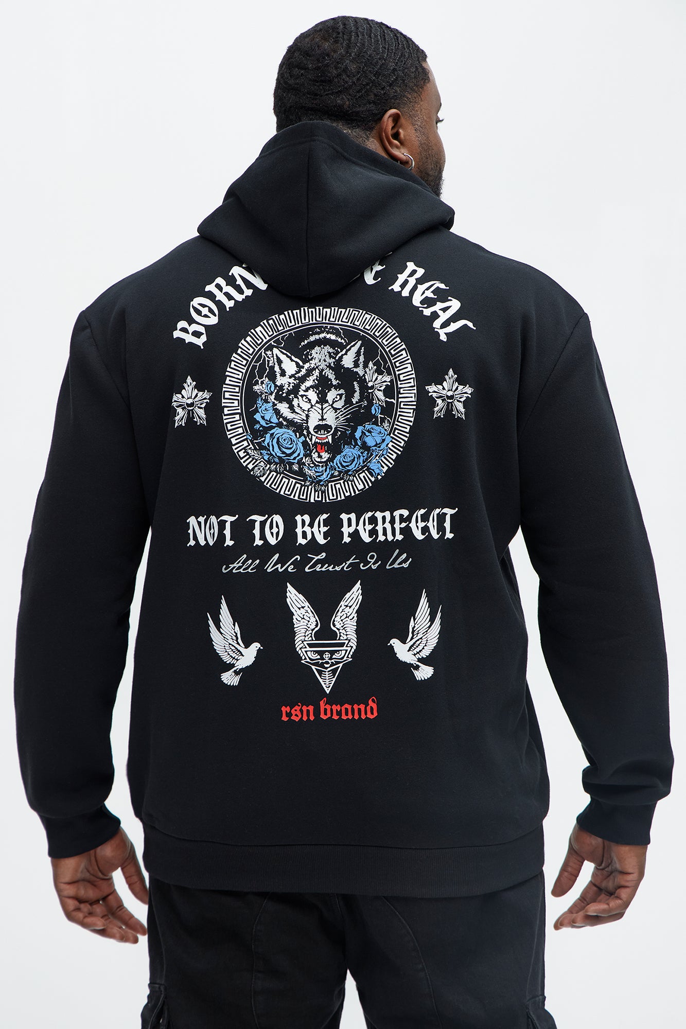 Trust No One And Respect Yourself Hoodie - Black - Image 8