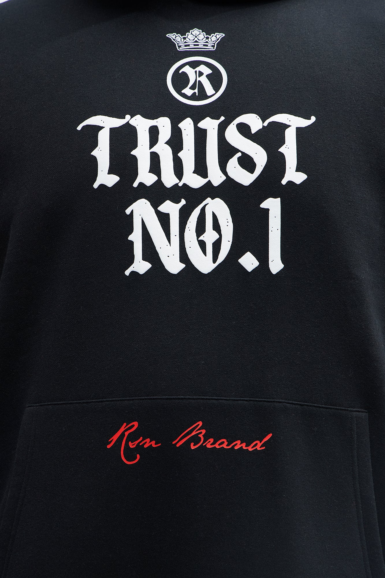 Trust No One And Respect Yourself Hoodie - Black - Image 7