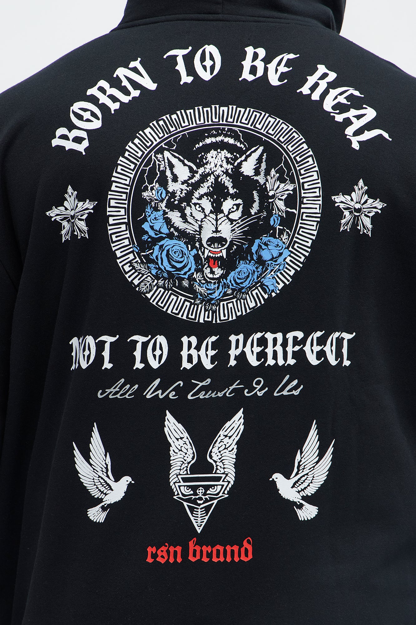 Trust No One And Respect Yourself Hoodie - Black - Image 9
