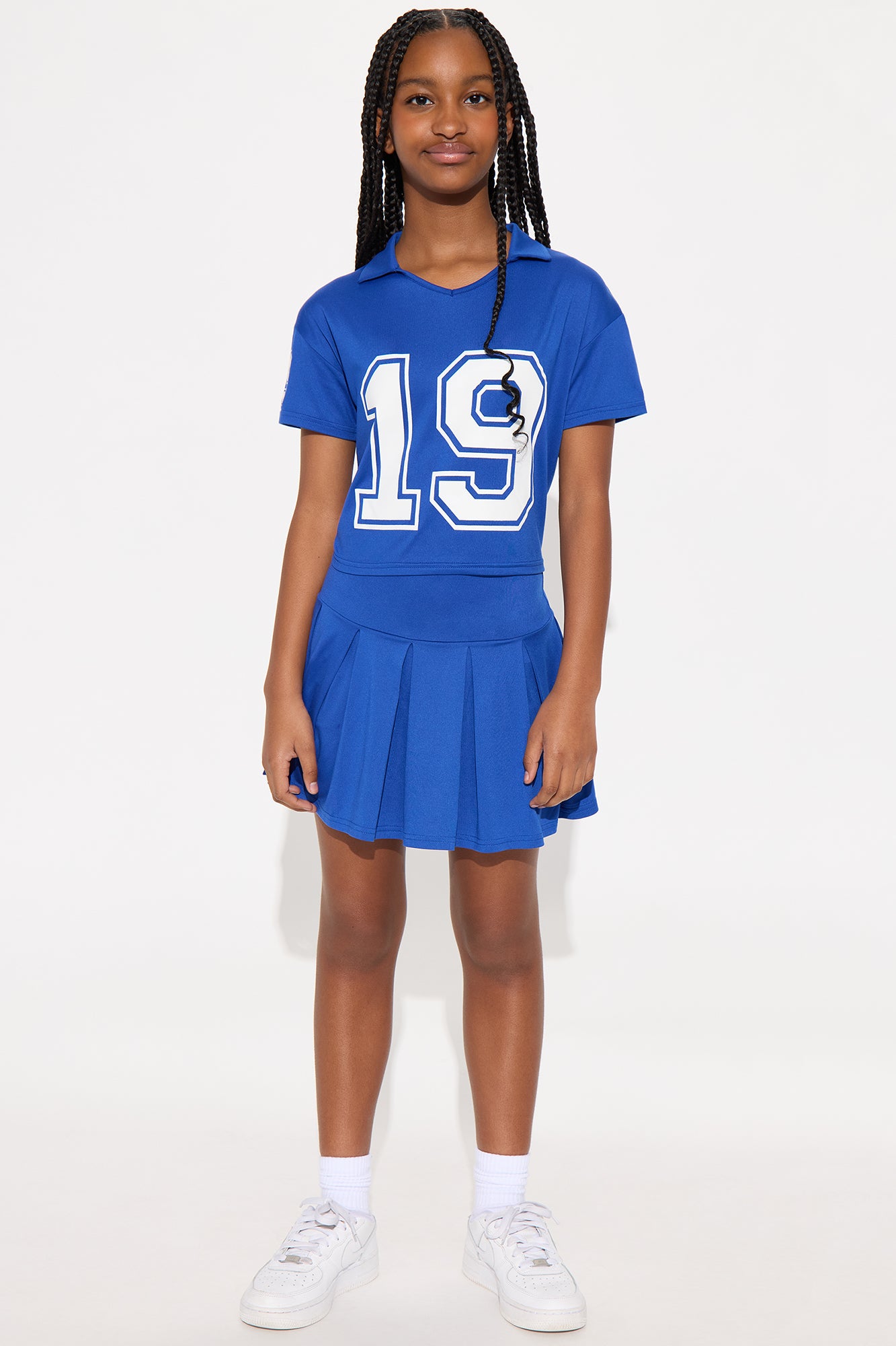 Mini Games To Play Skort Set - Blue - Image 3