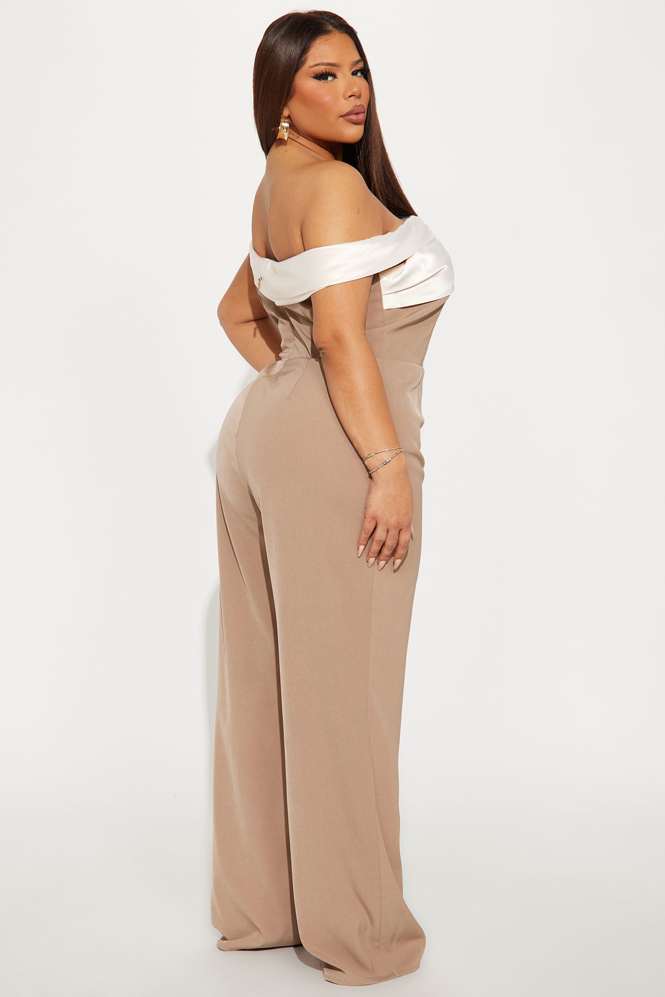 Be Yourself Jumpsuit  - Mocha/combo - Image 6