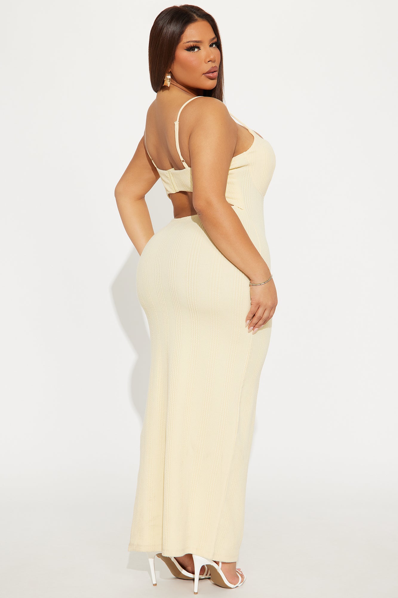 Always On My Mind Maxi Dress - Butter Yellow - Image 6