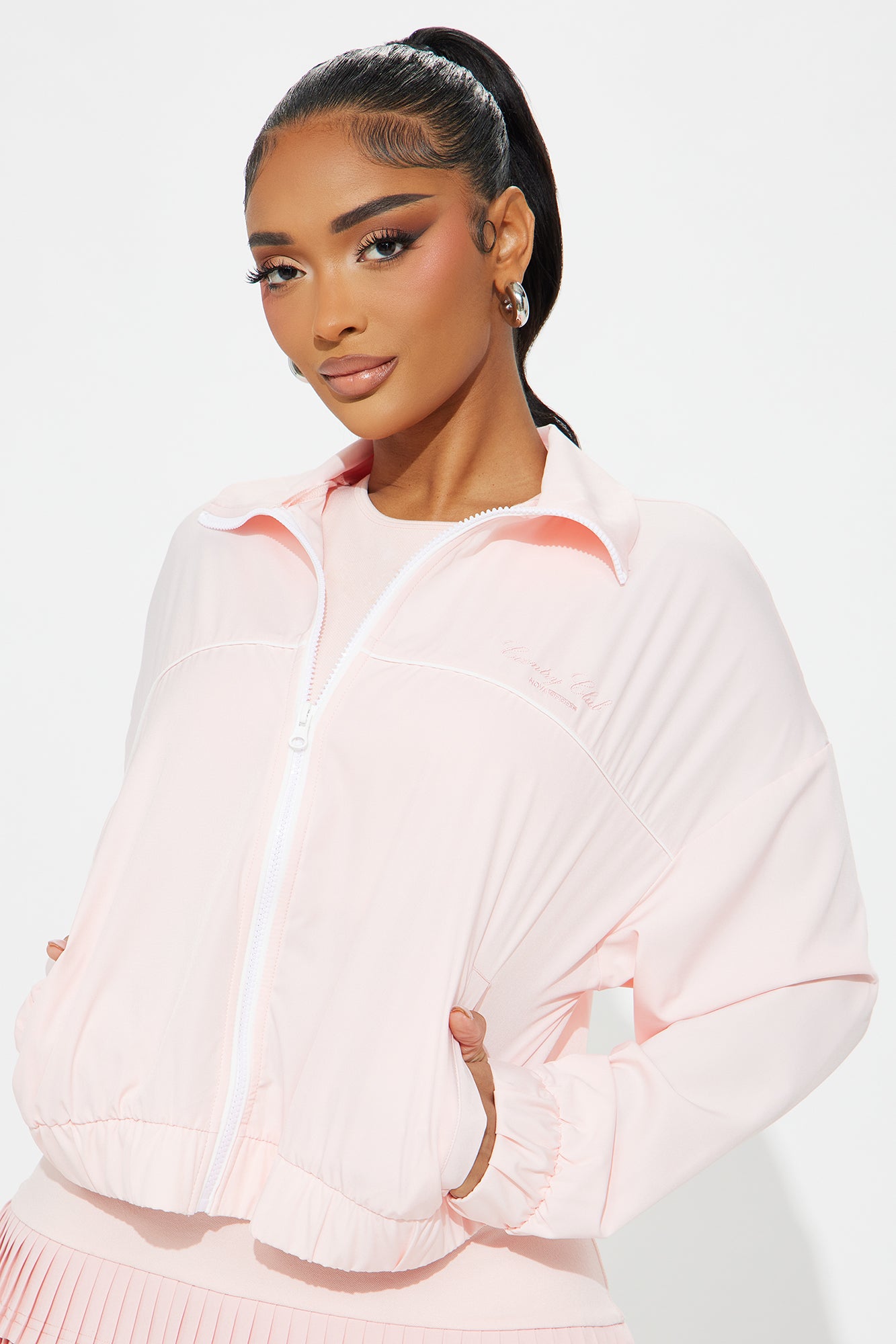 Game Set Active Jacket - Blush - Image 3