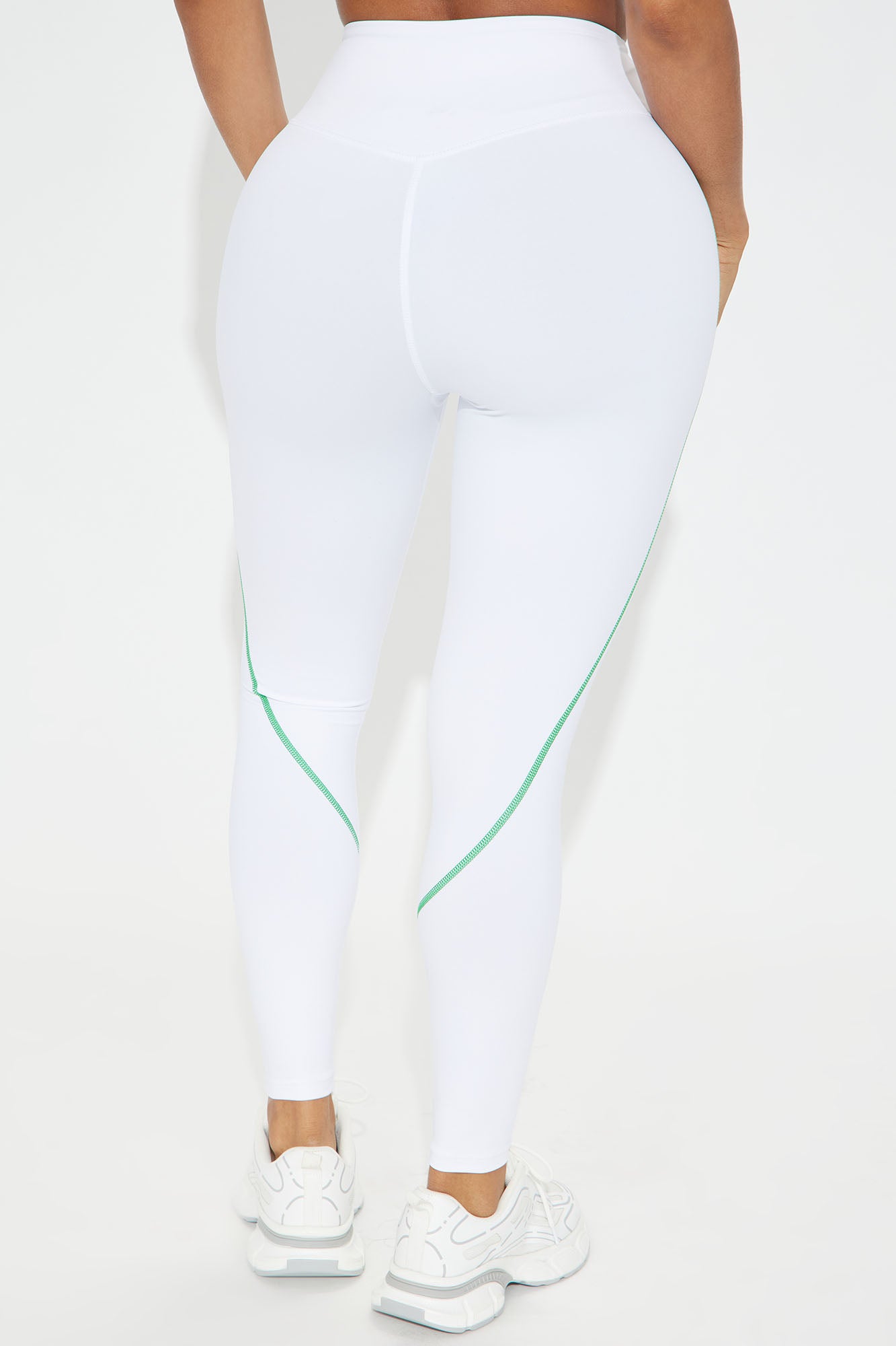 Courtside Cool Active Legging - White - Image 3