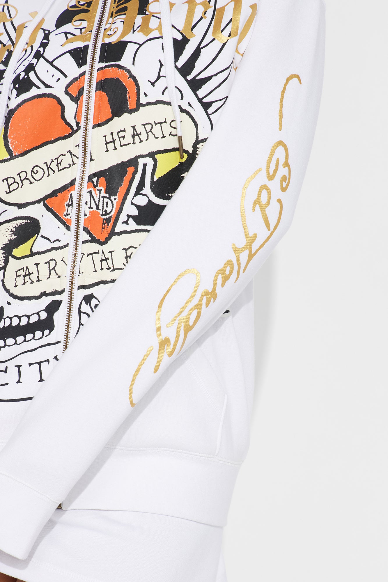 Ed Hardy Broken Hearts Skirt Set - White - Image 5