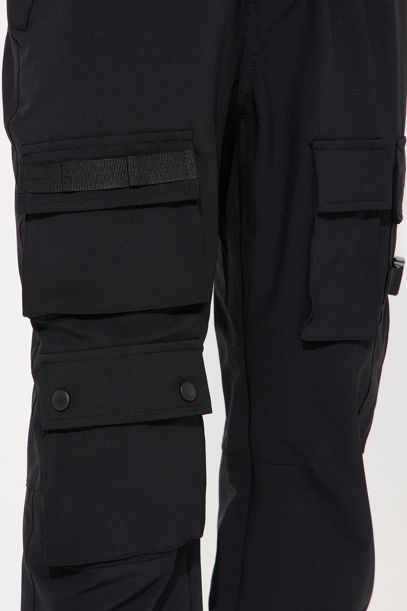 Mini Versatile Utility Cargo Pants - Black - Image 3
