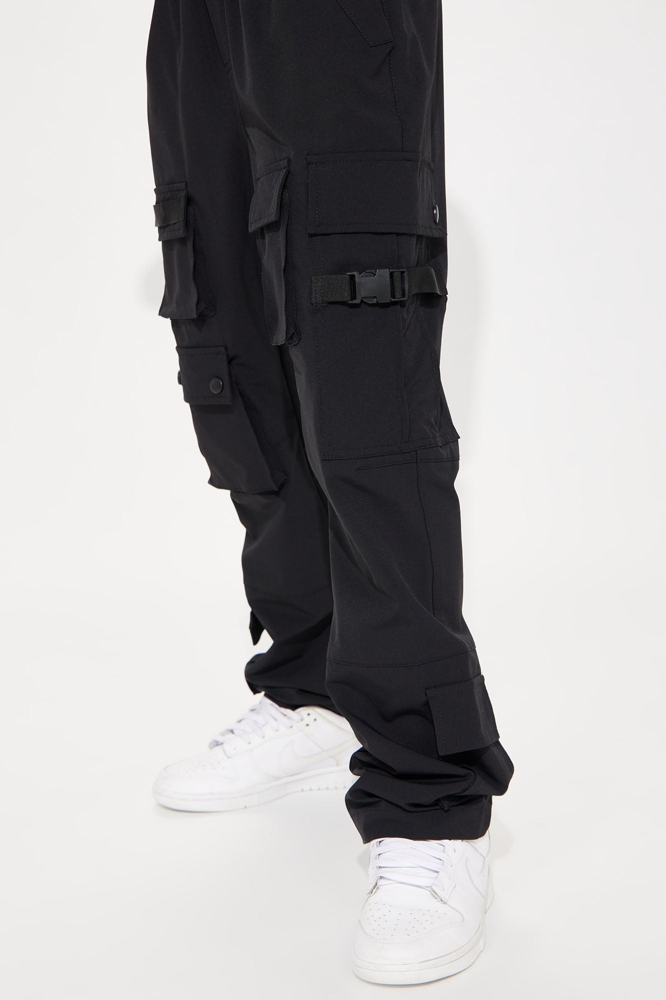 Mini Versatile Utility Cargo Pants - Black - Image 4