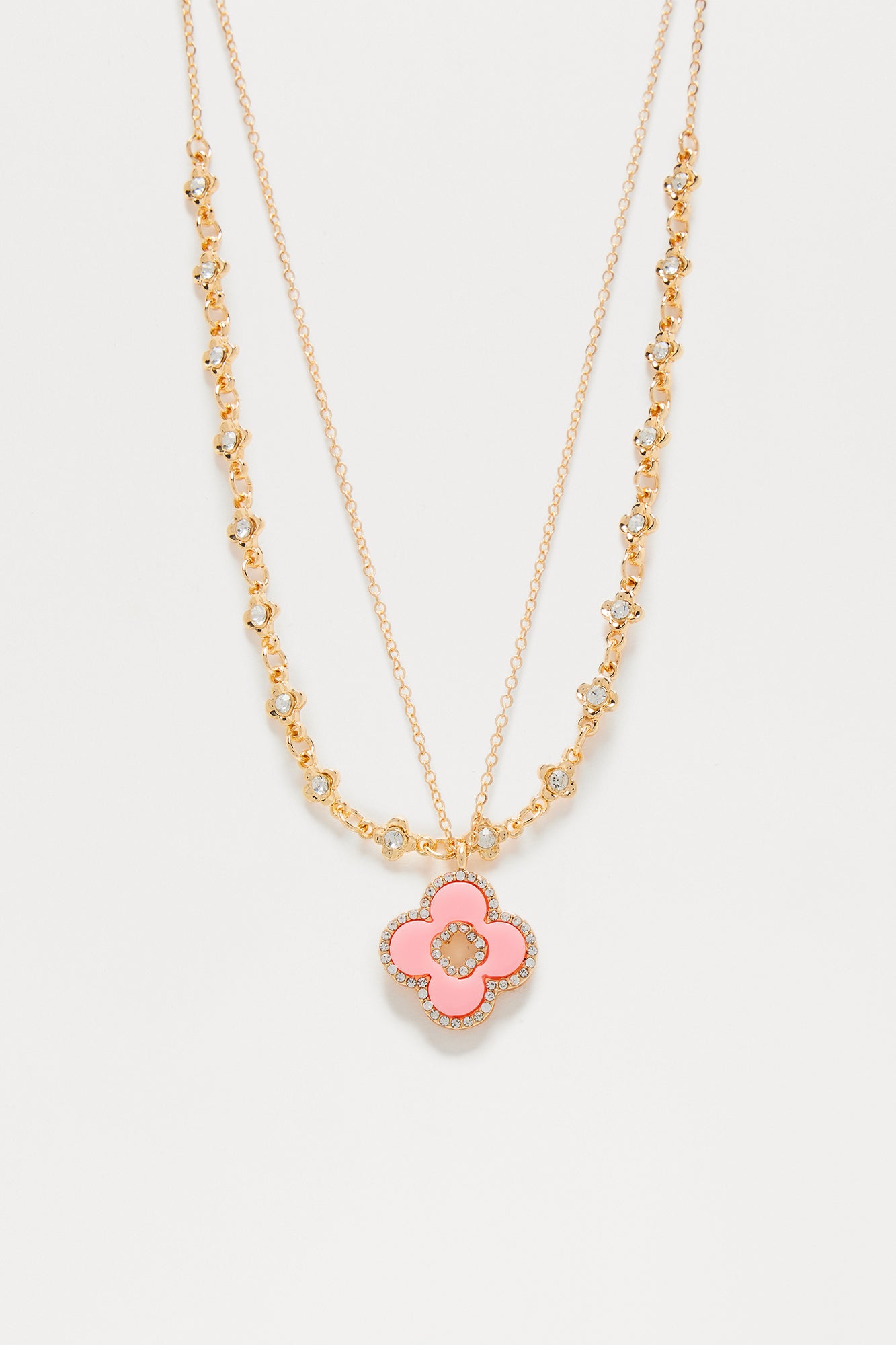 Tami Twinkle Necklace - Pink - Image 3