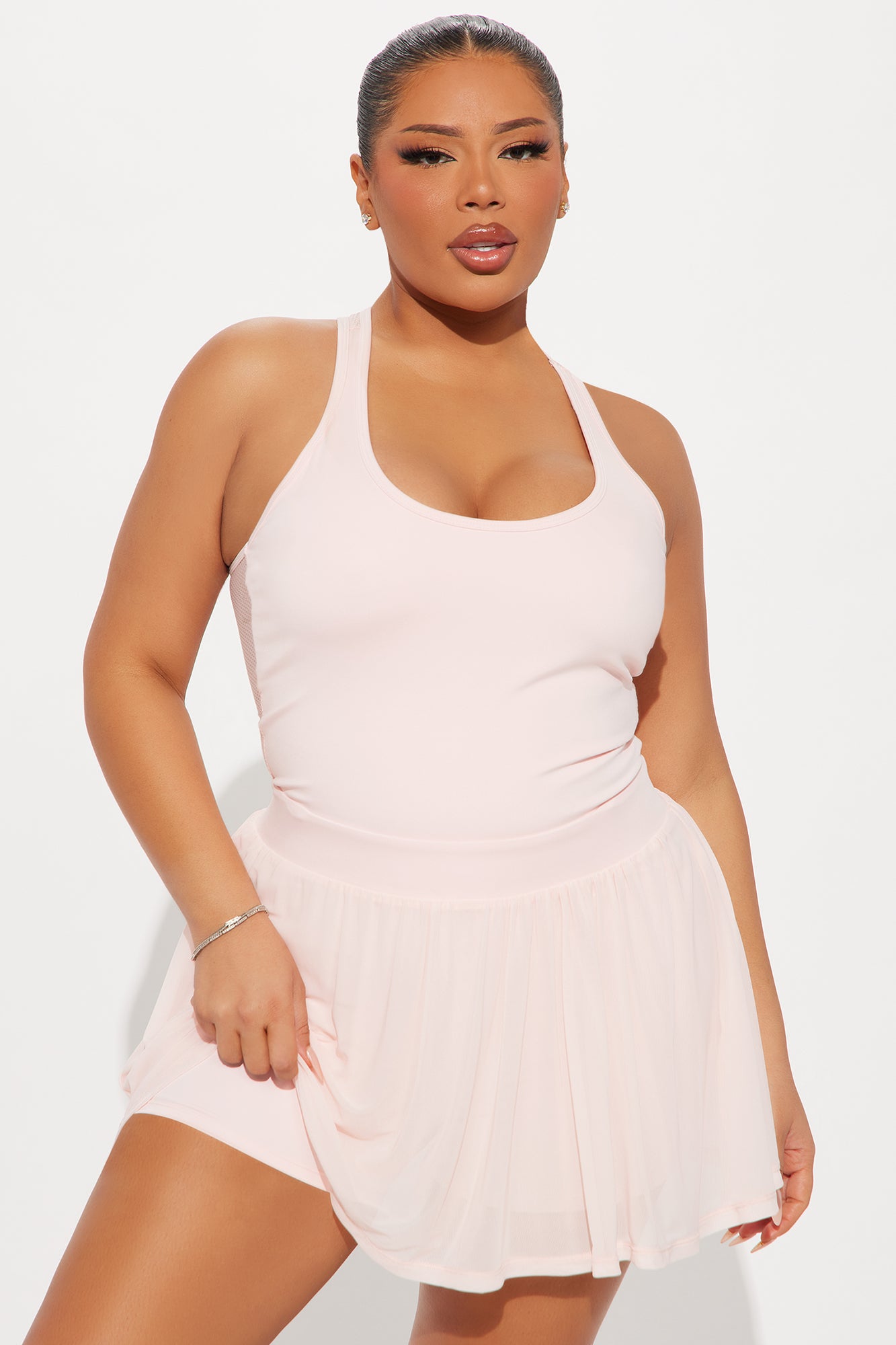 Tennis Babe Elevate Active Dress - Blush - Image 6