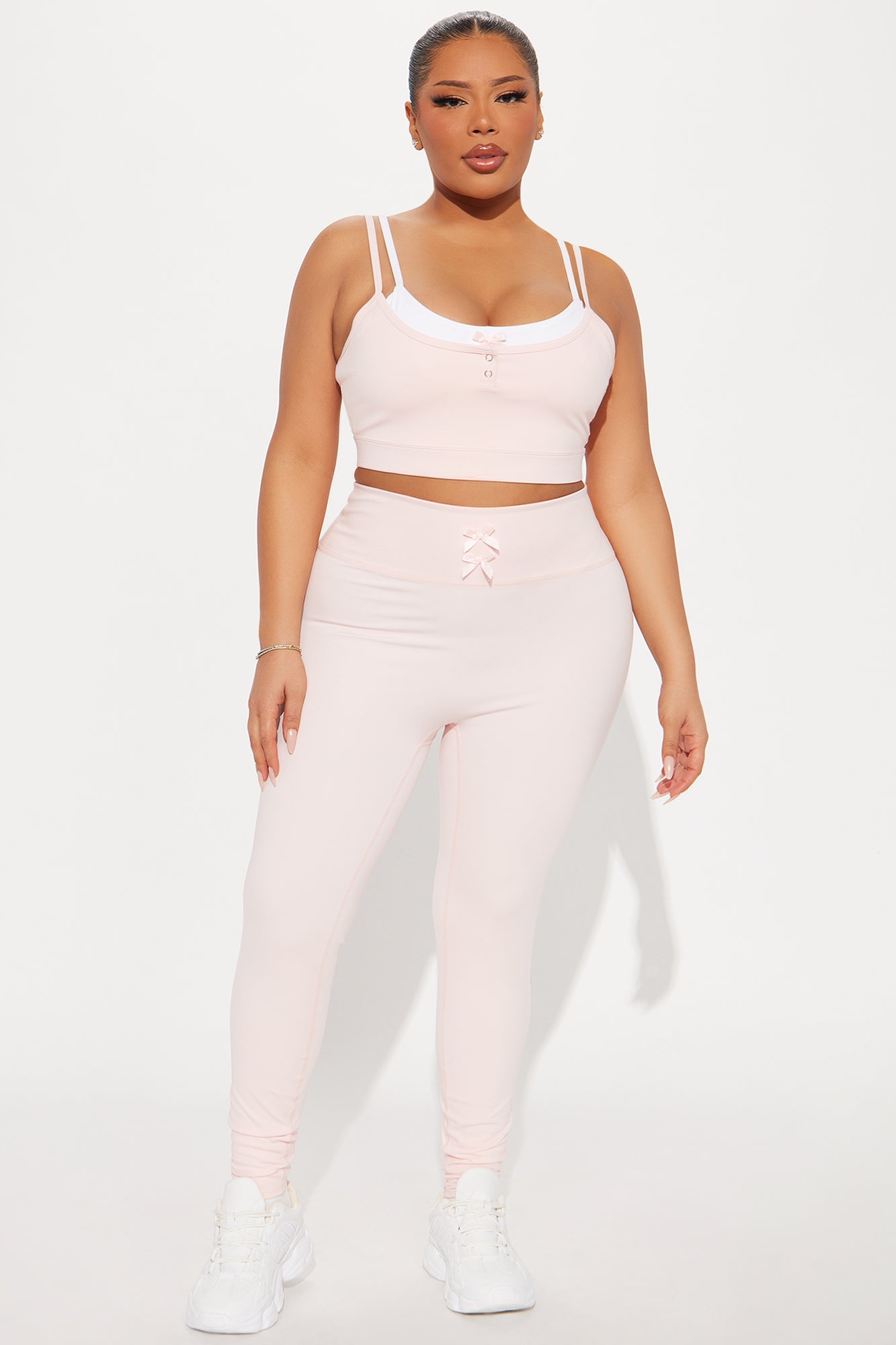 Club Chic Elevate Active Legging - Blush - Image 6