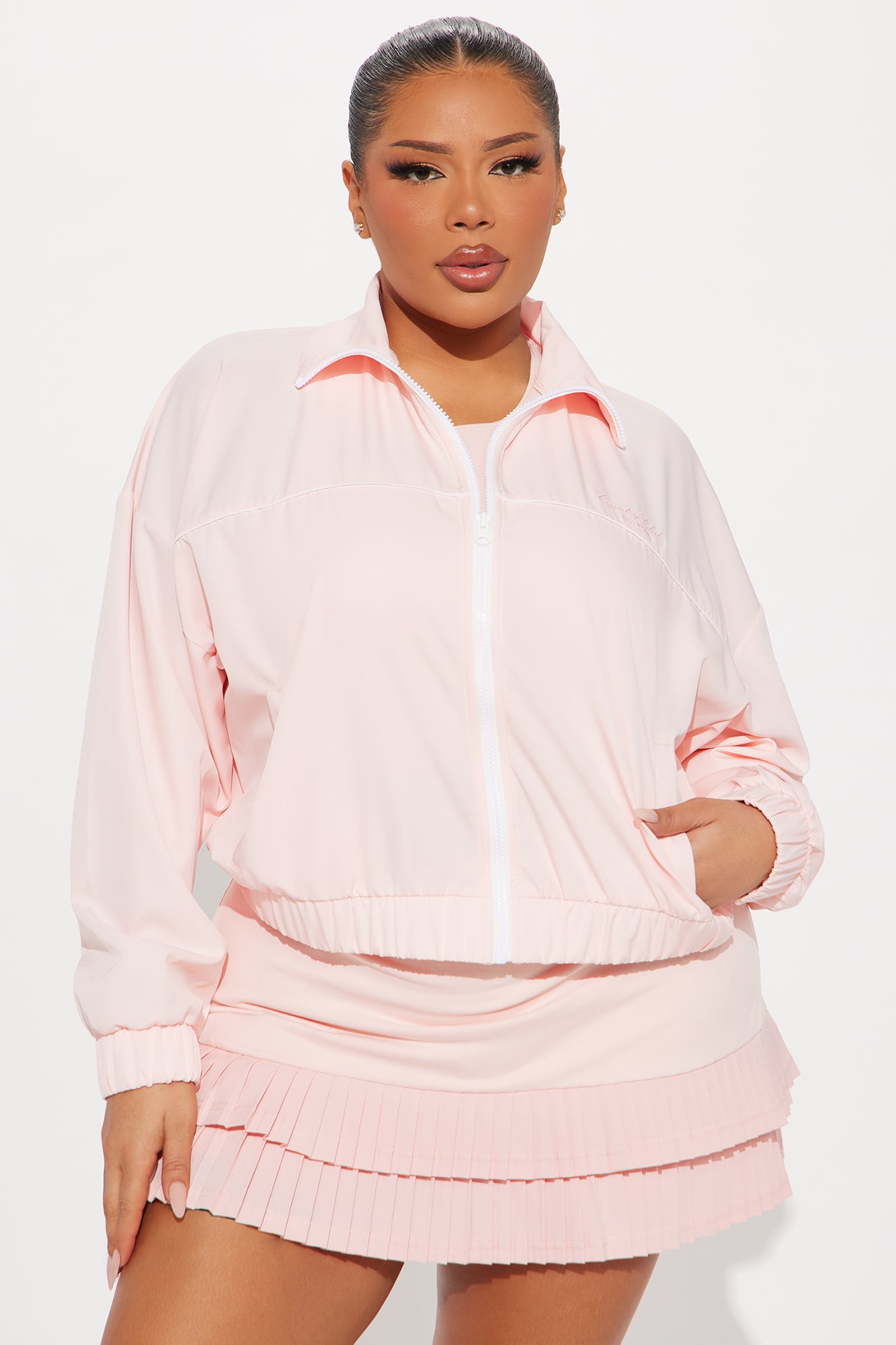 Game Set Active Jacket - Blush - Image 8