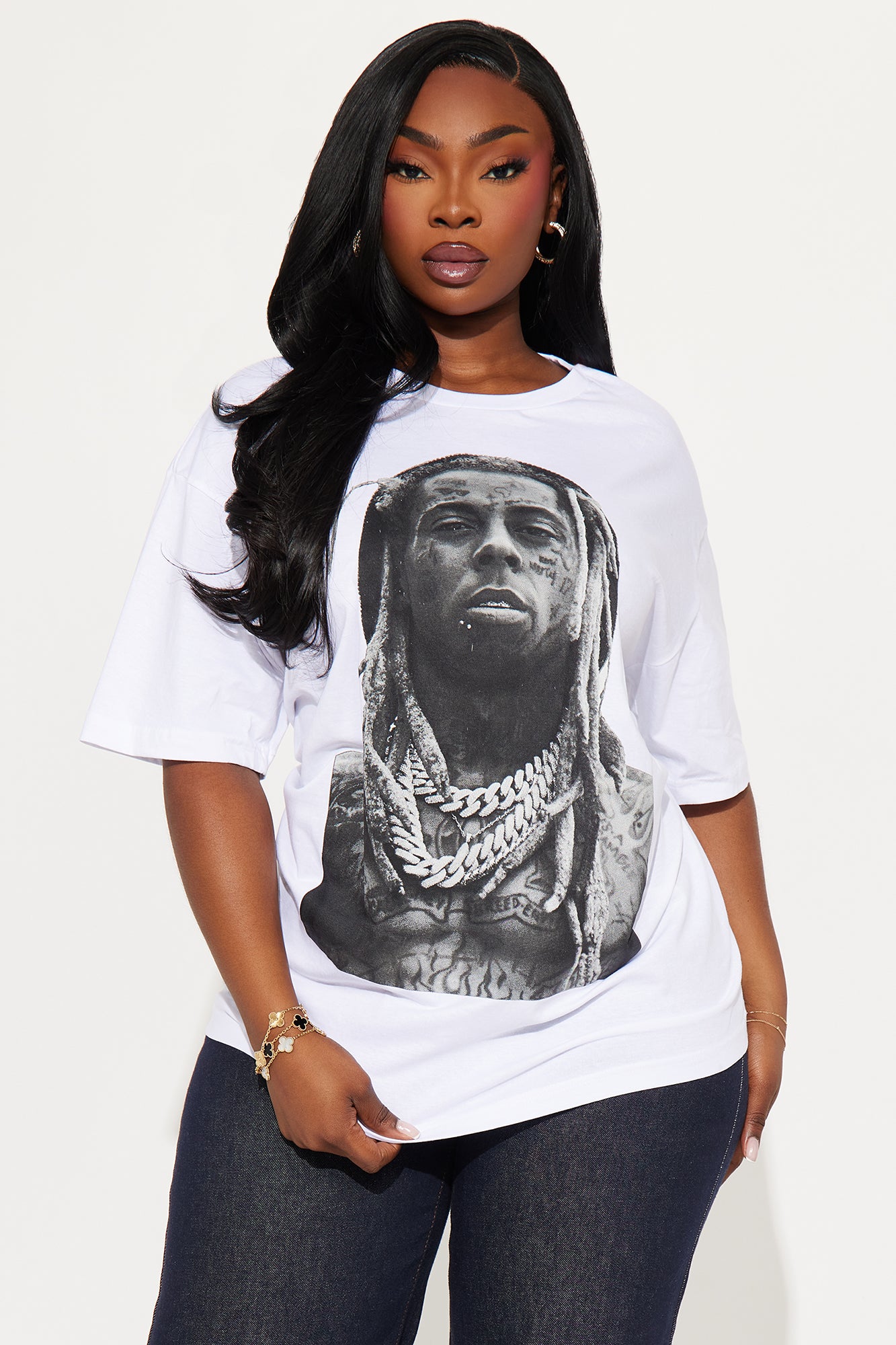 Lil Wayne Best Rapper Alive Tee - White - Image 8