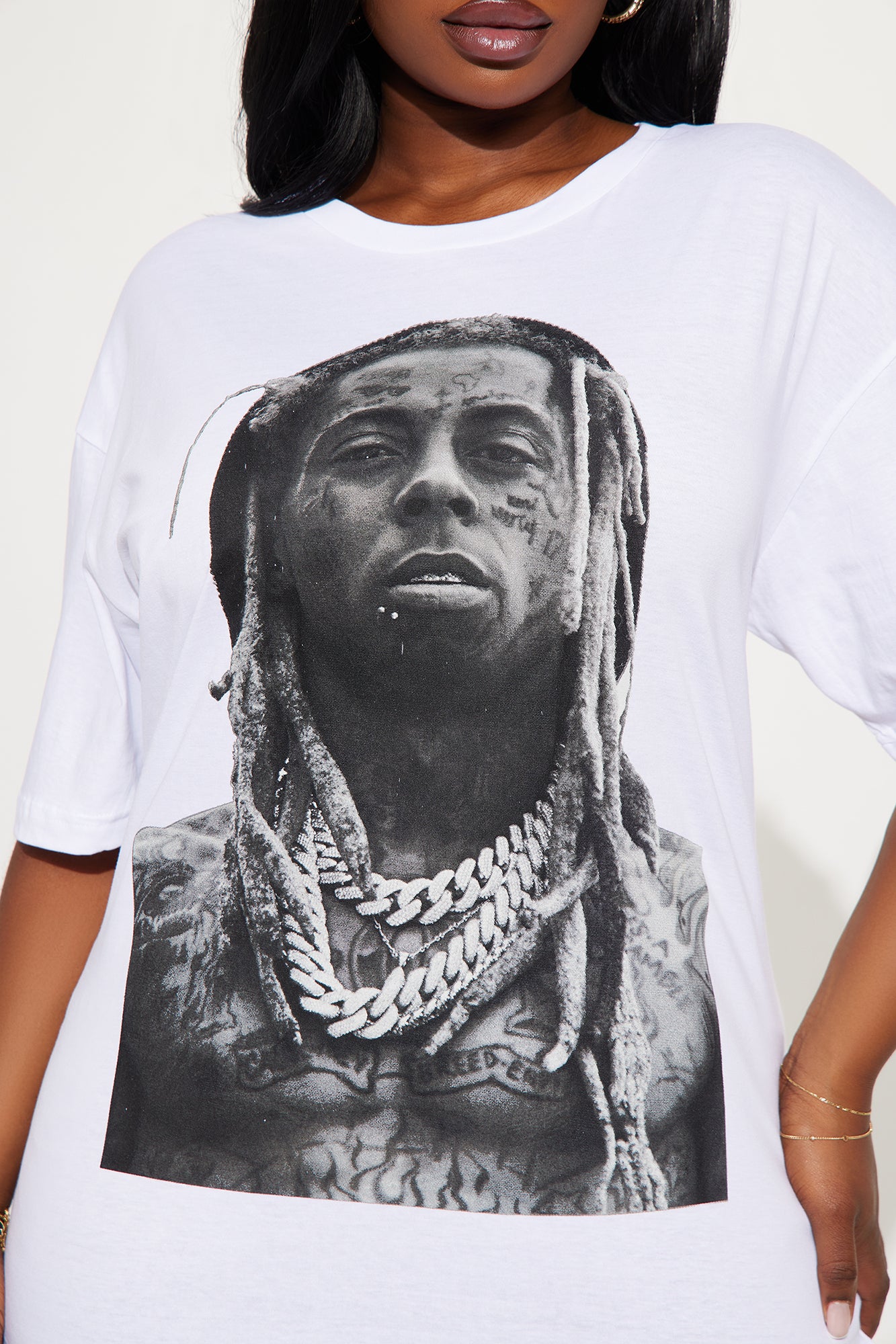 Lil Wayne Best Rapper Alive Tee - White - Image 10
