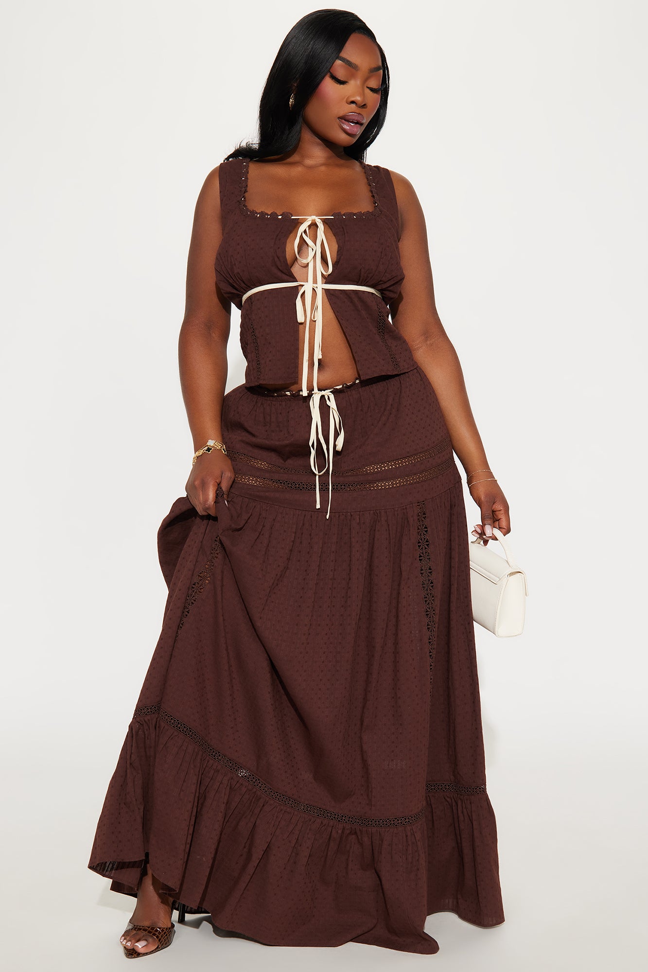 Sunny Skirt Set - Chocolate - Image 4