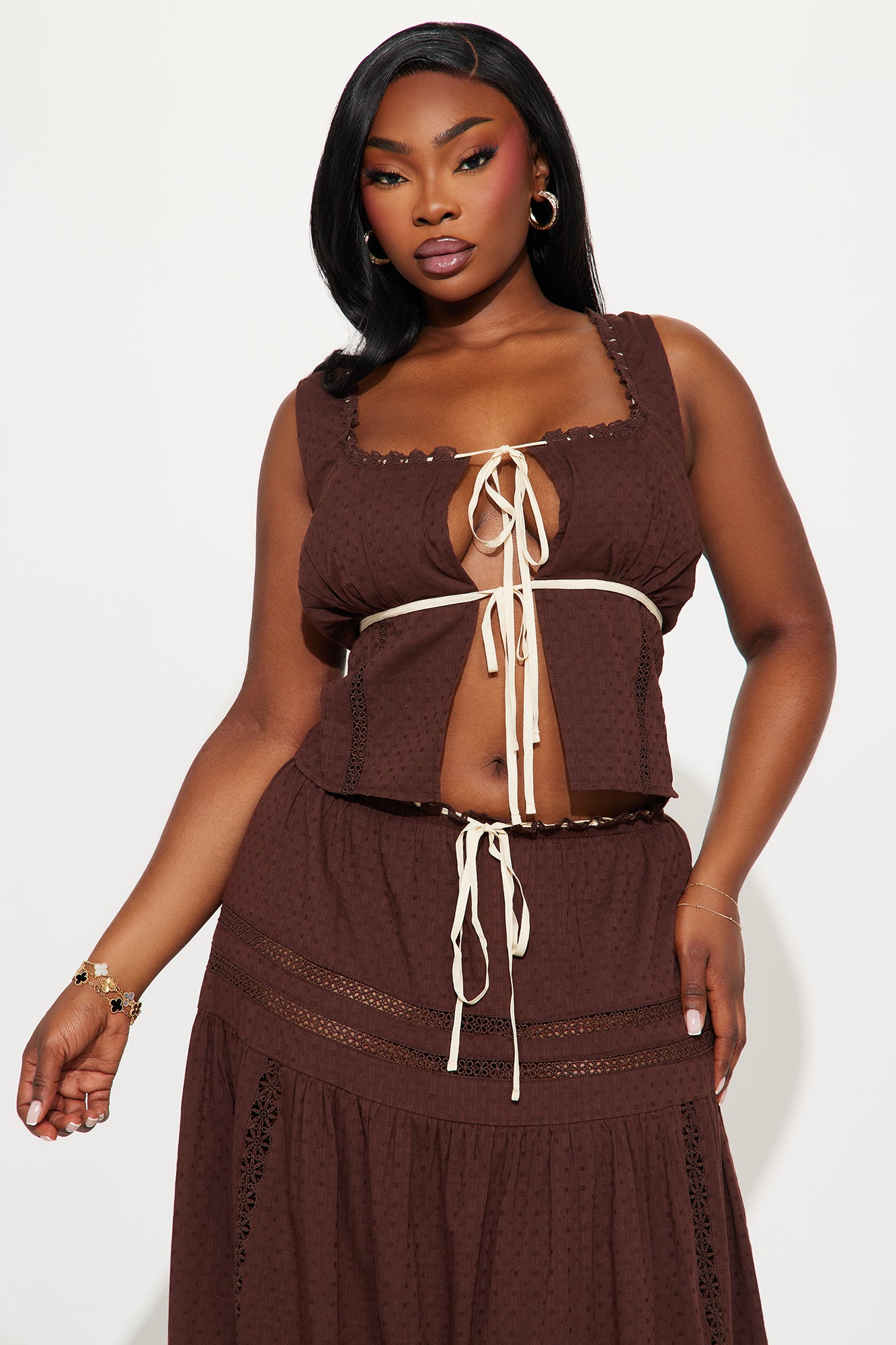 Sunny Skirt Set - Chocolate - Image 5