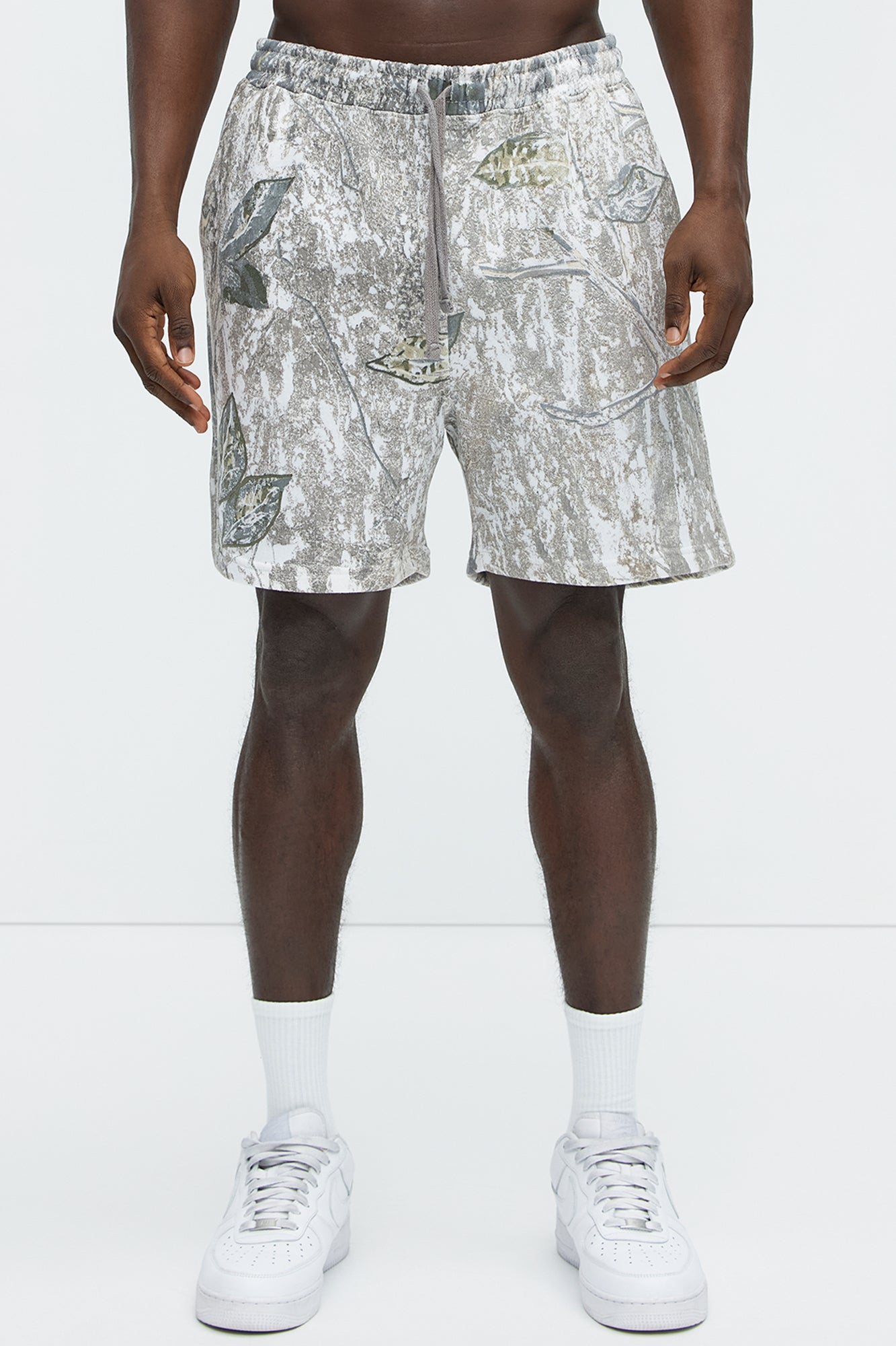 Wilderness Camo Fleece Shorts - Camouflage - Image 3