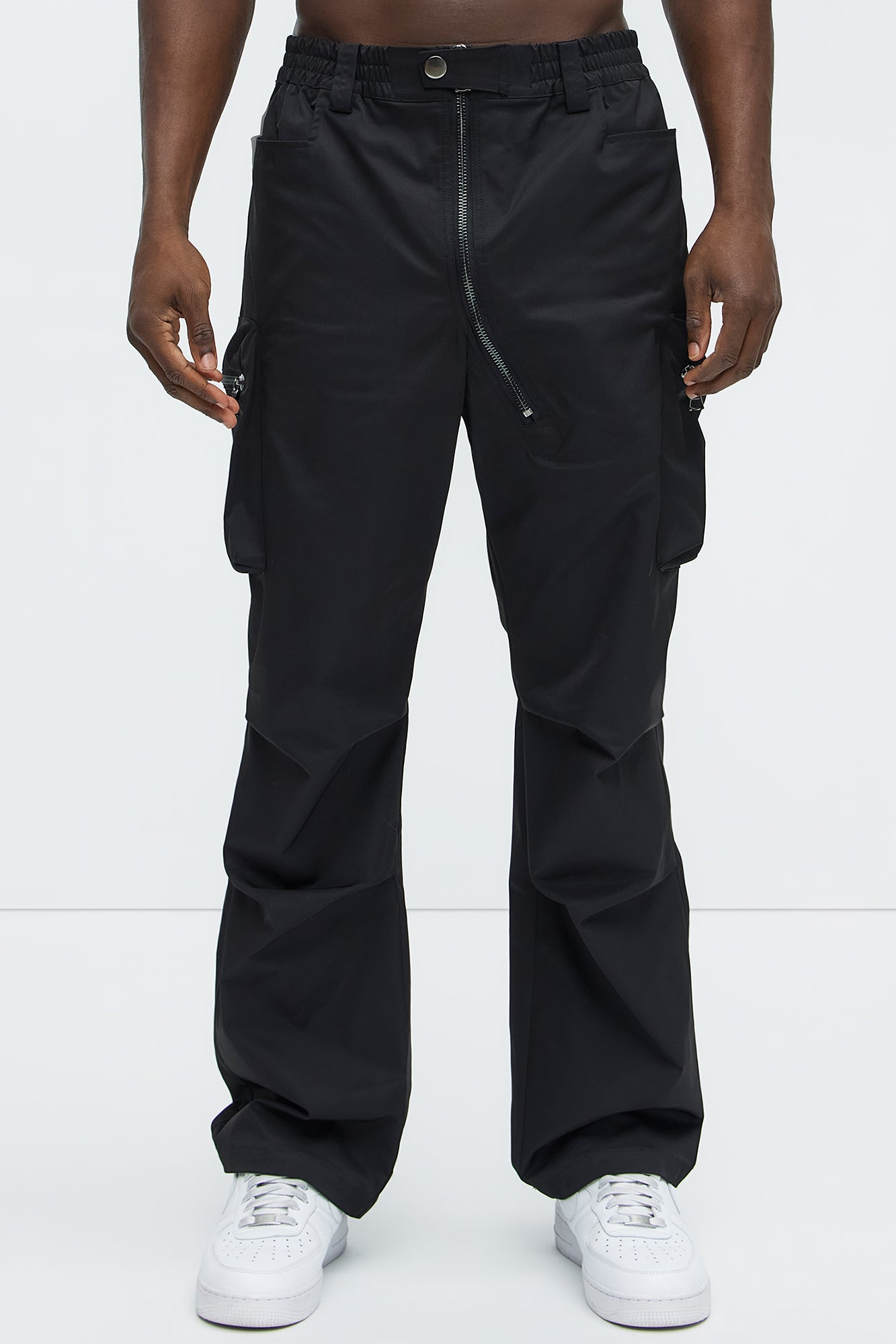 Kai Tech Straight Cargo Pants - Black - Image 3