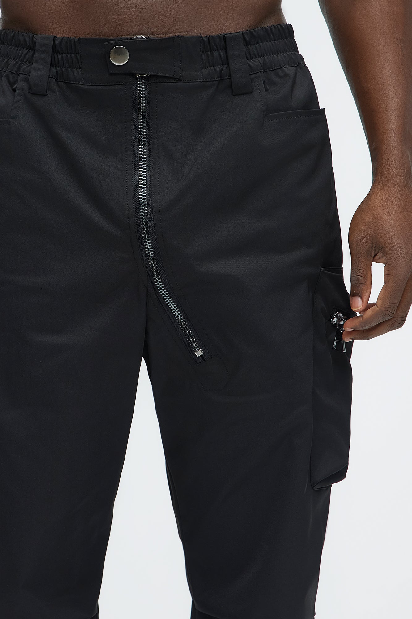Kai Tech Straight Cargo Pants - Black - Image 4
