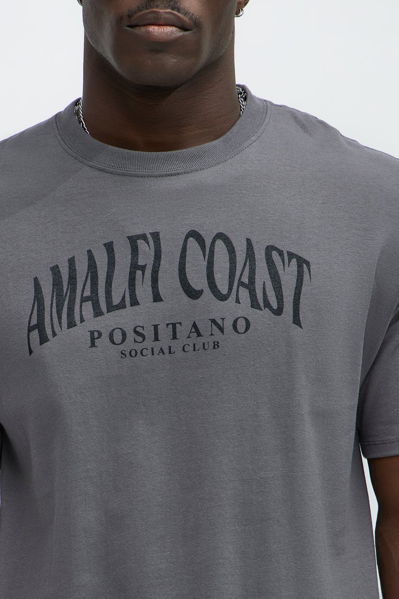 Amalfi Coast Club Short Sleeve Tee - Charcoal - Image 3