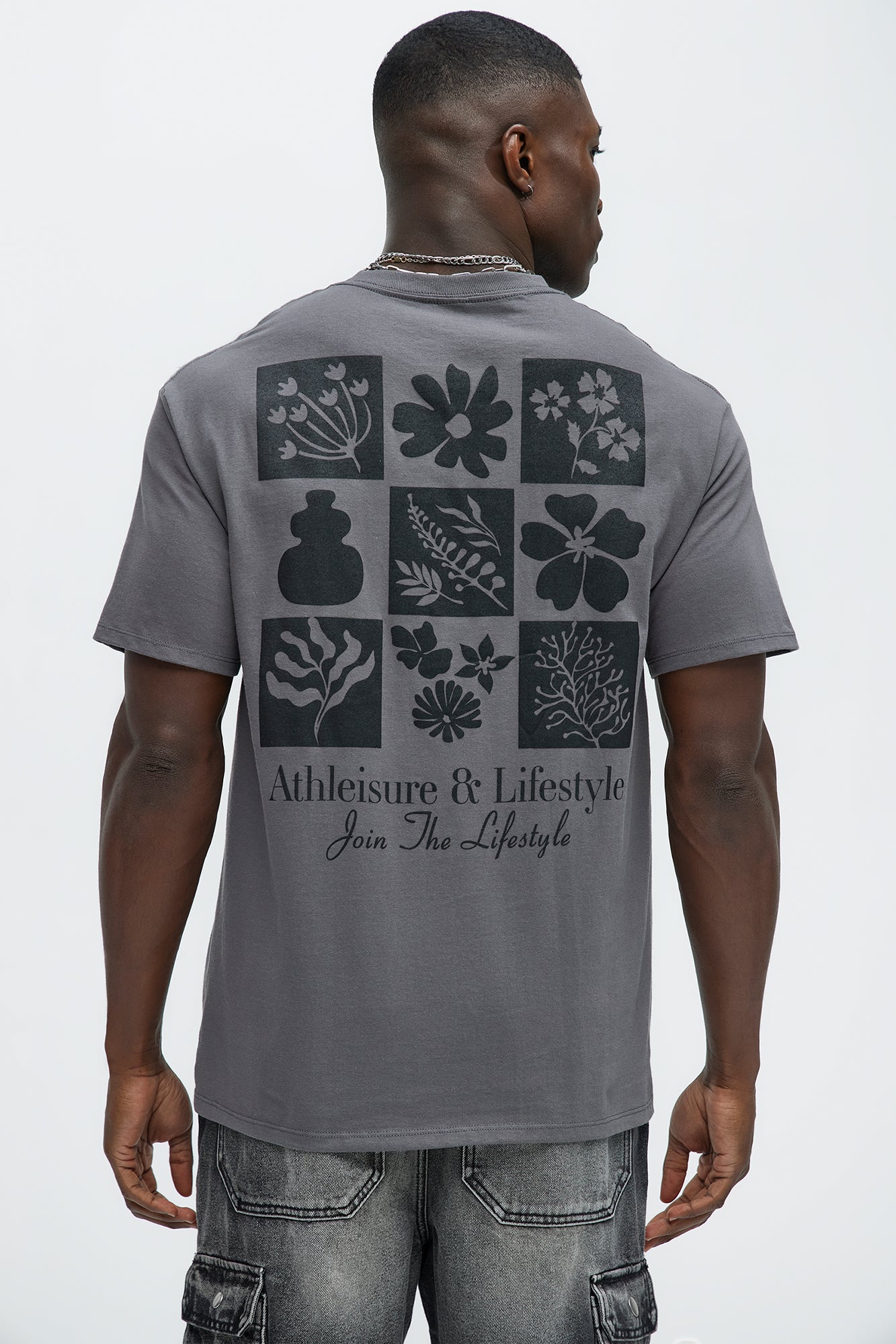 Amalfi Coast Club Short Sleeve Tee - Charcoal - Image 4