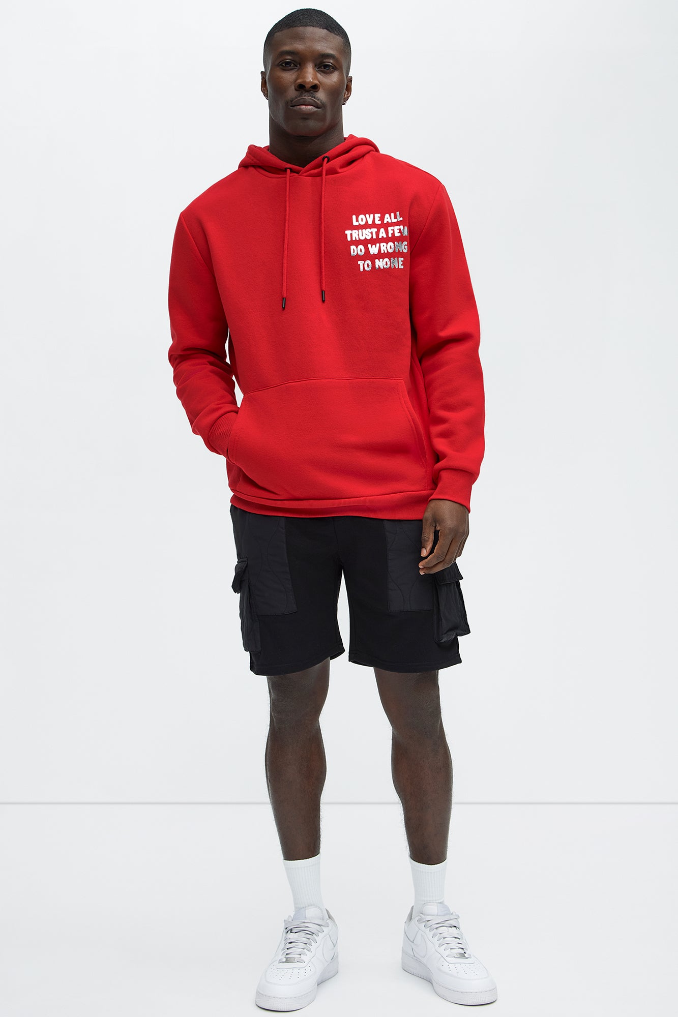 Stand Tall Hoodie - Red - Image 7