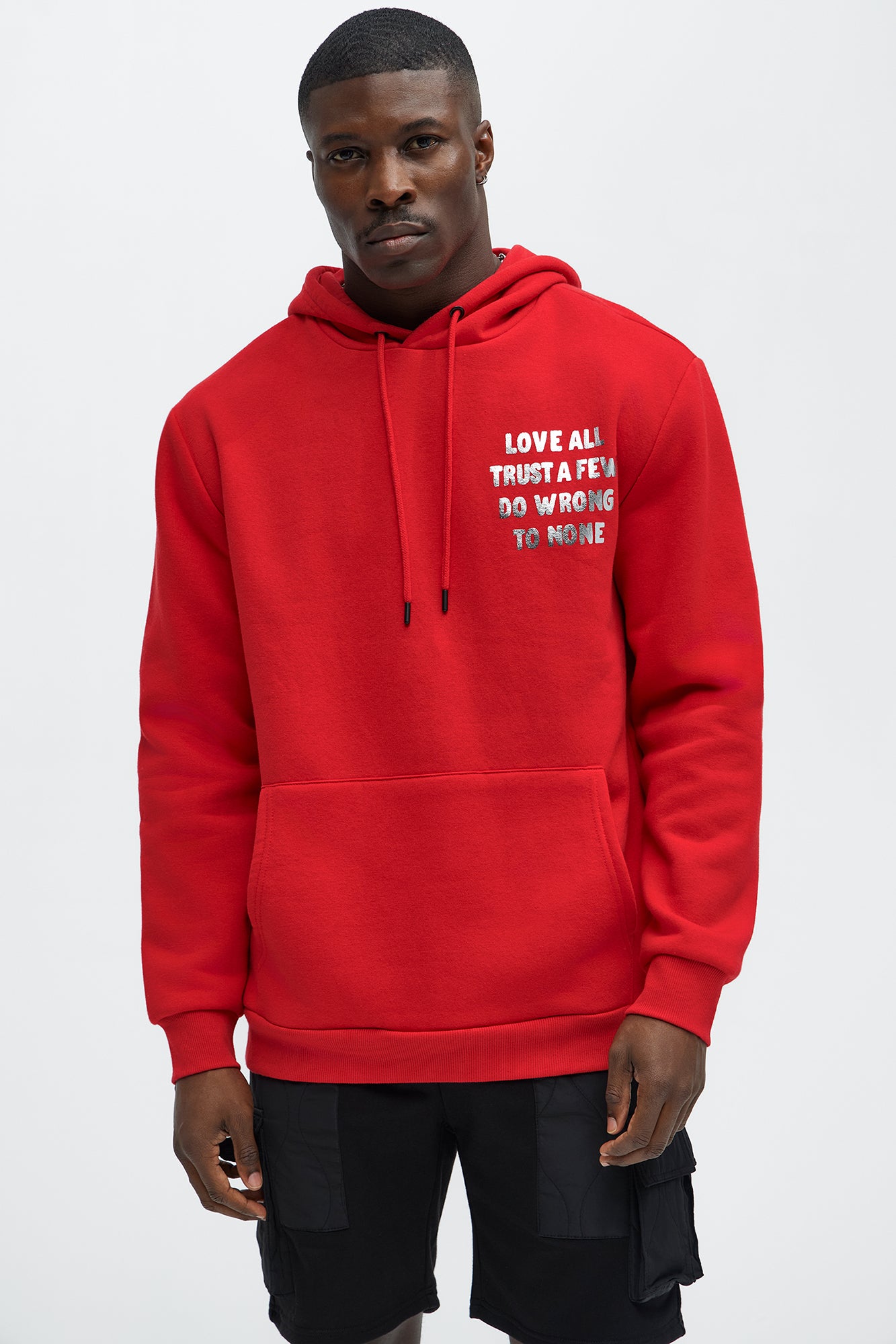 Stand Tall Hoodie - Red - Image 8