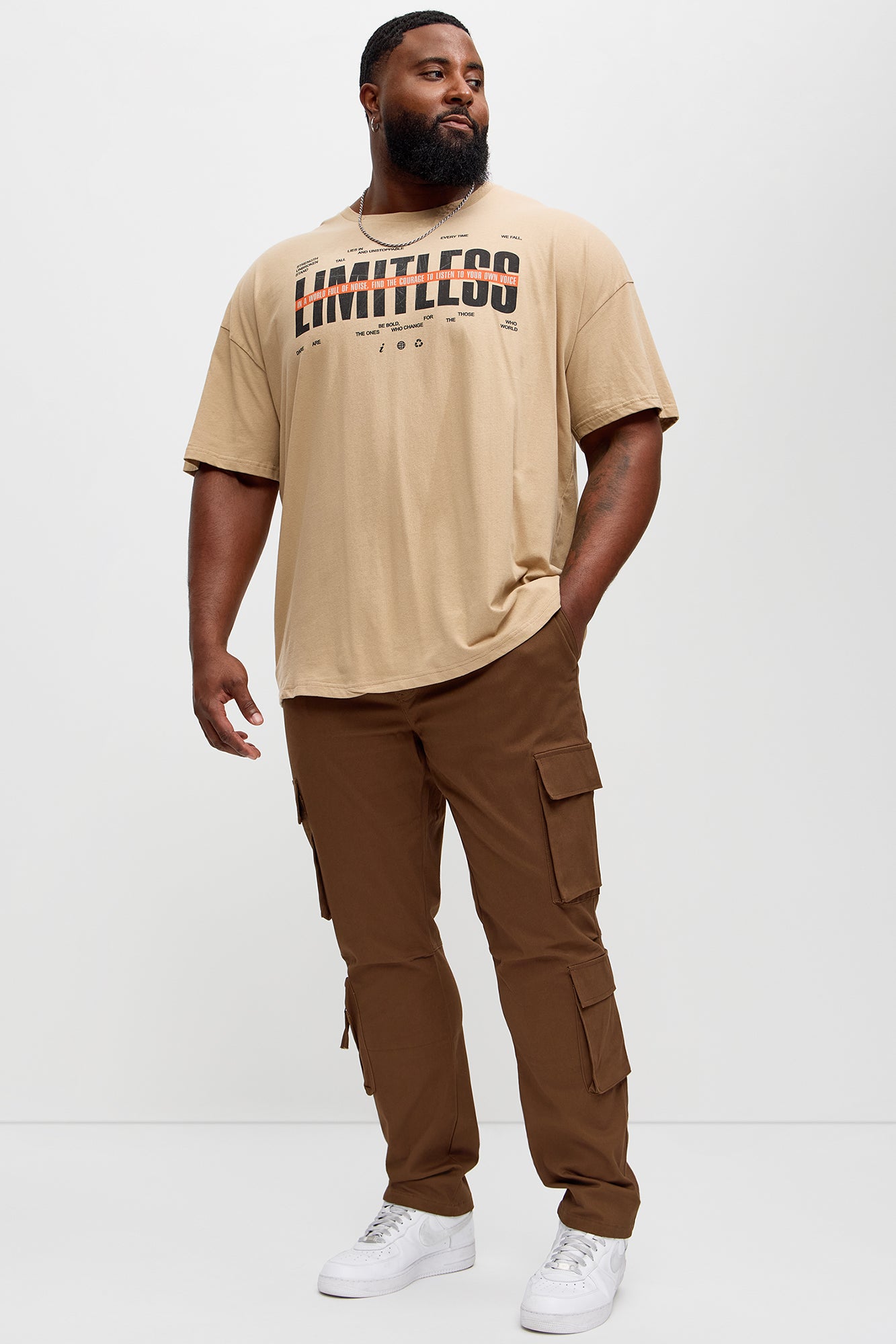 Stay On It Skinny Cargo Pants - Brown - Image 8