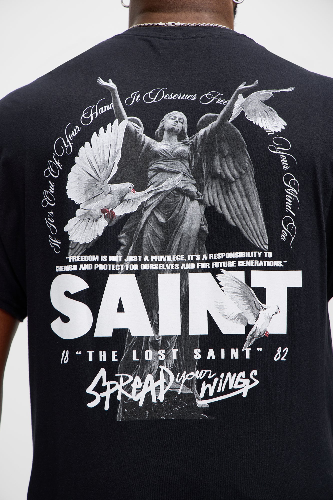 The Lost Saint Short Sleeve Tee - Black - Image 5